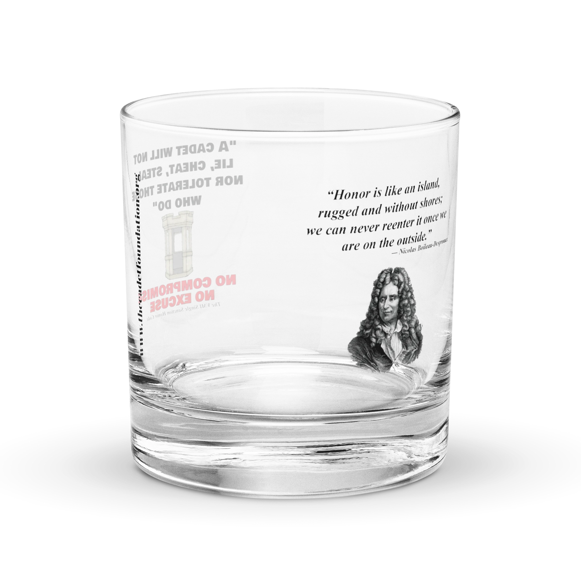 Honor Code Rocks Glass product image (2)