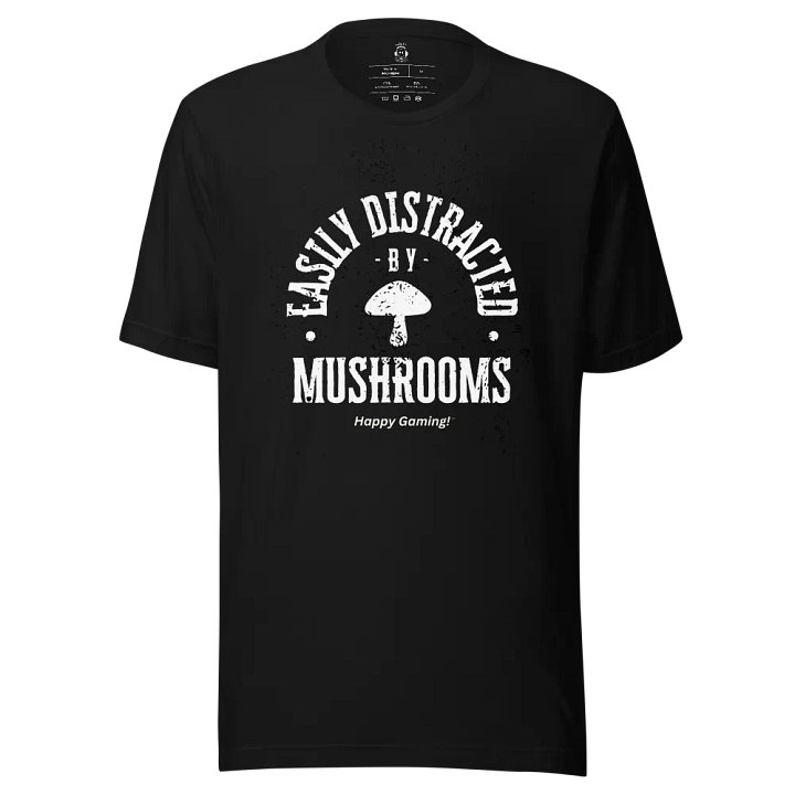 Mushroom Distraction Eco Distressed Tee product image (1)