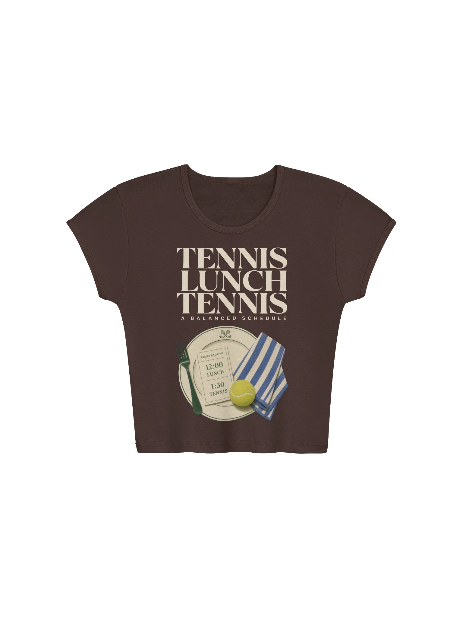 Tennis Lunch Tennis Crop Tee product image (1)