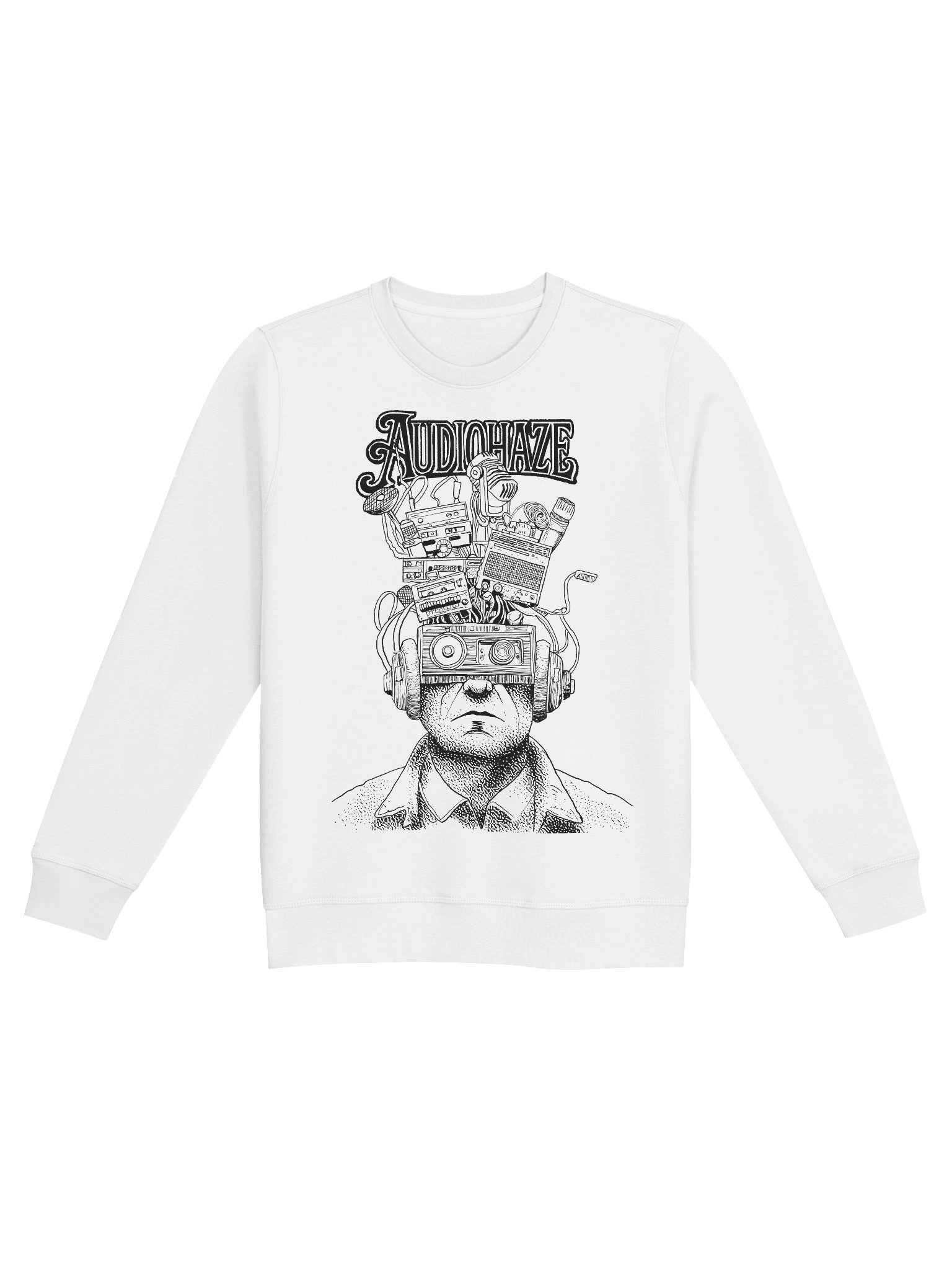 Audio Brain White Sweatshirt product image (1)