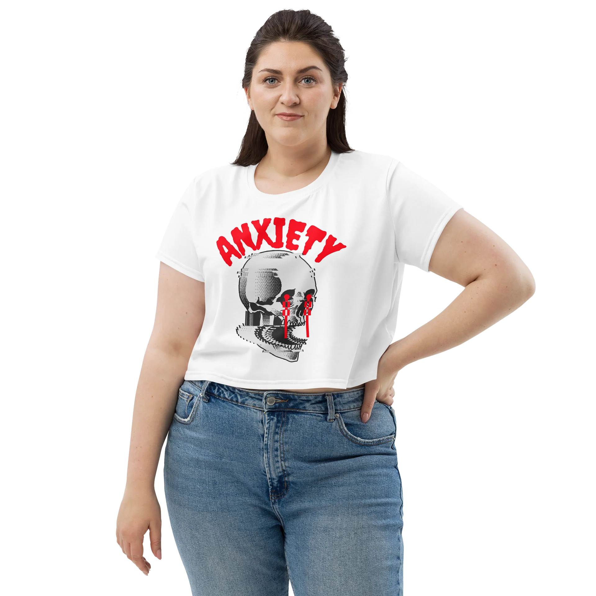 Anxiety crop tee product image (2)