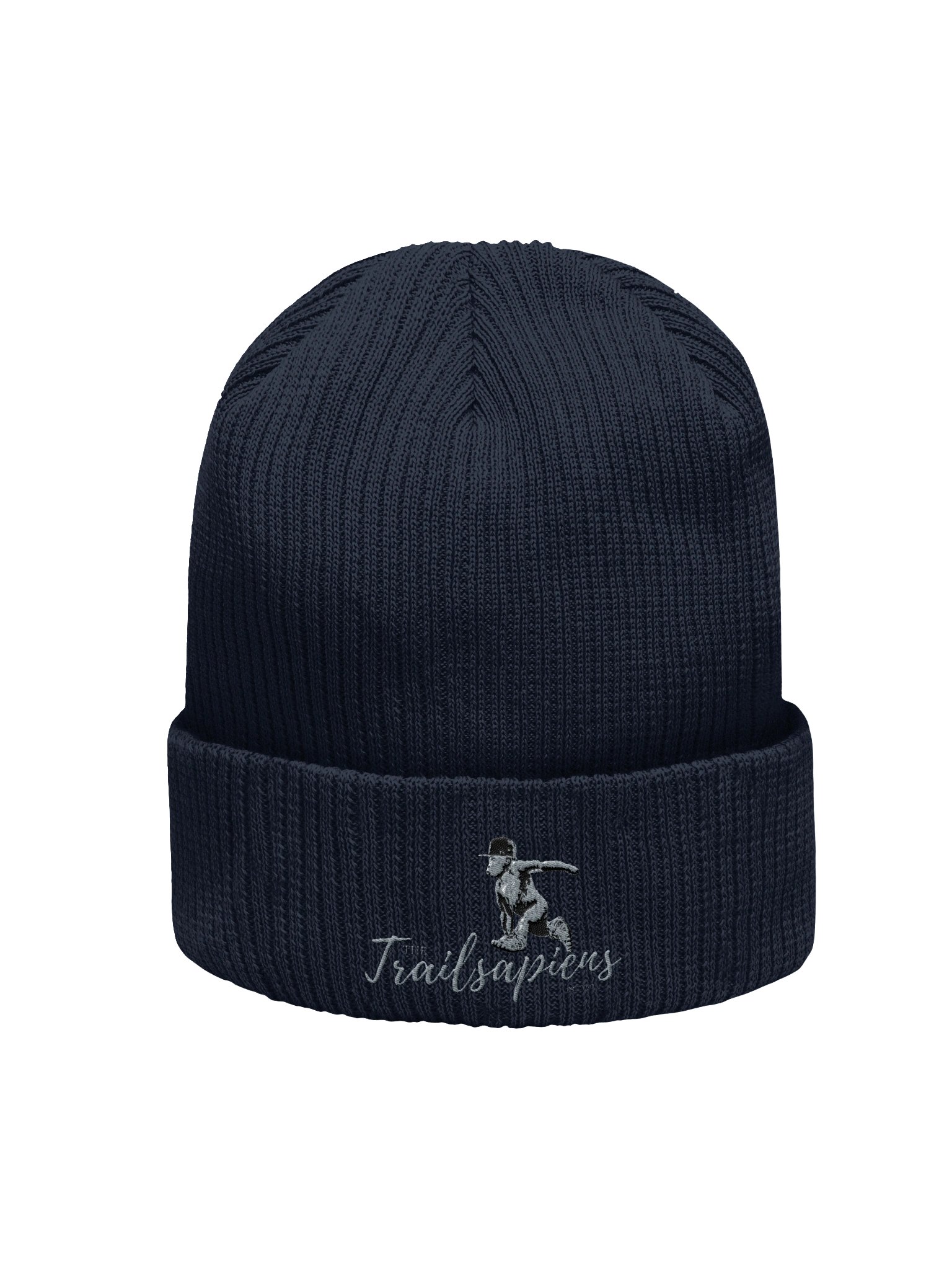 Organic Ribbed Beanie with Trailsapiens Logo product image (11)