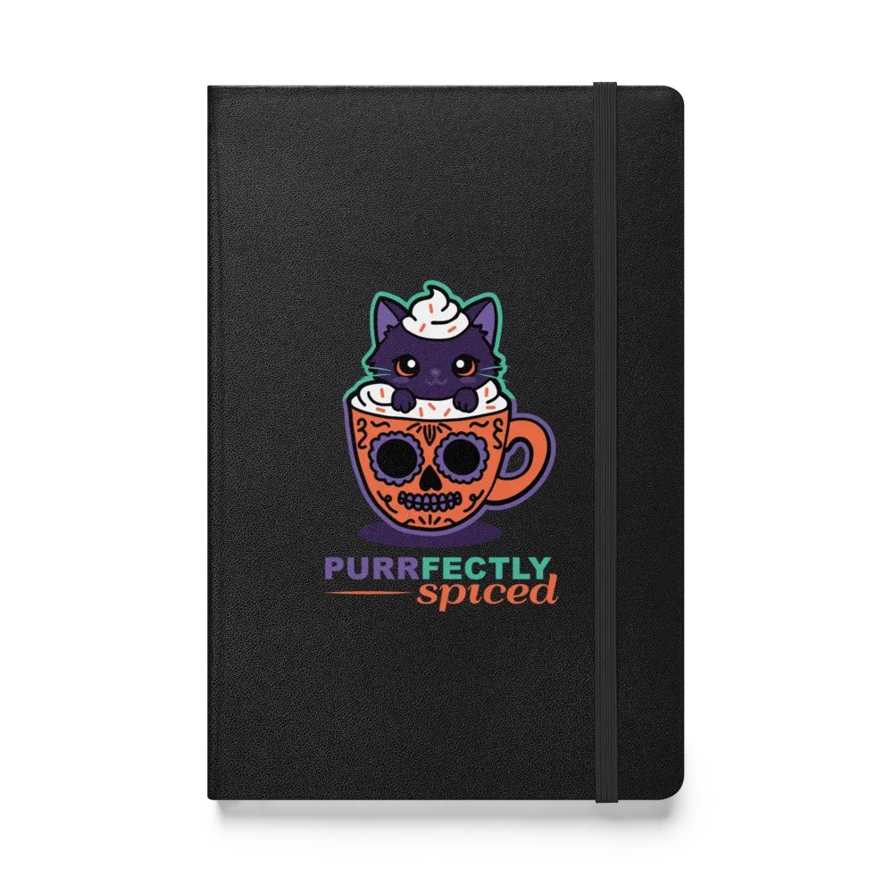 Purrfectly Spiced Hardcover Bound Lined Notebook product image (1)