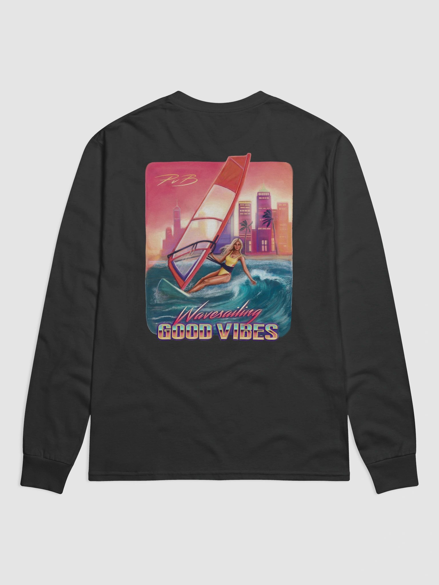 GOOD VIBES LONG TEE product image (1)
