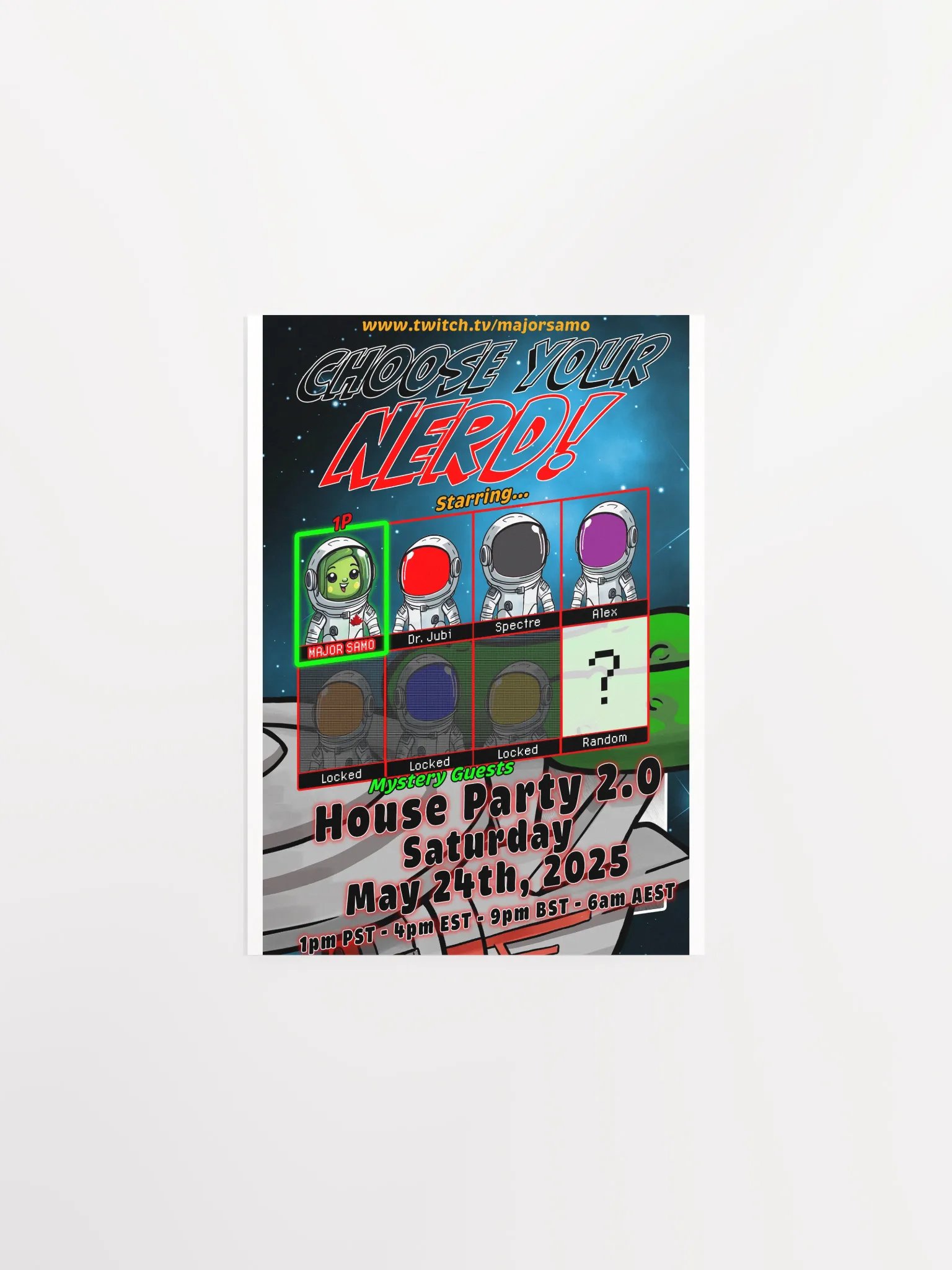 Samo House Party 2.0 Event Poster product image (1)