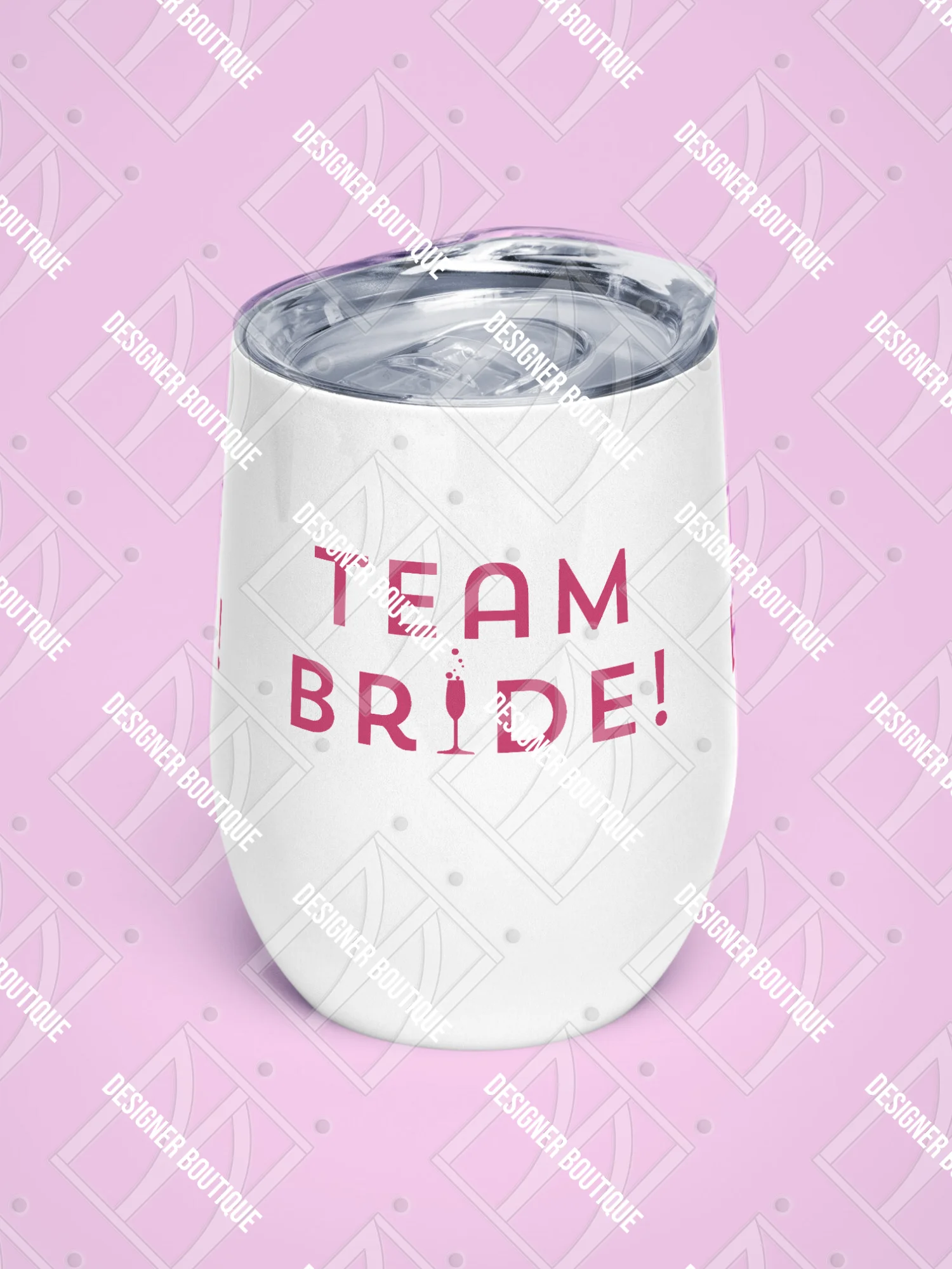 Team Bride Wine Tumbler product image (1)