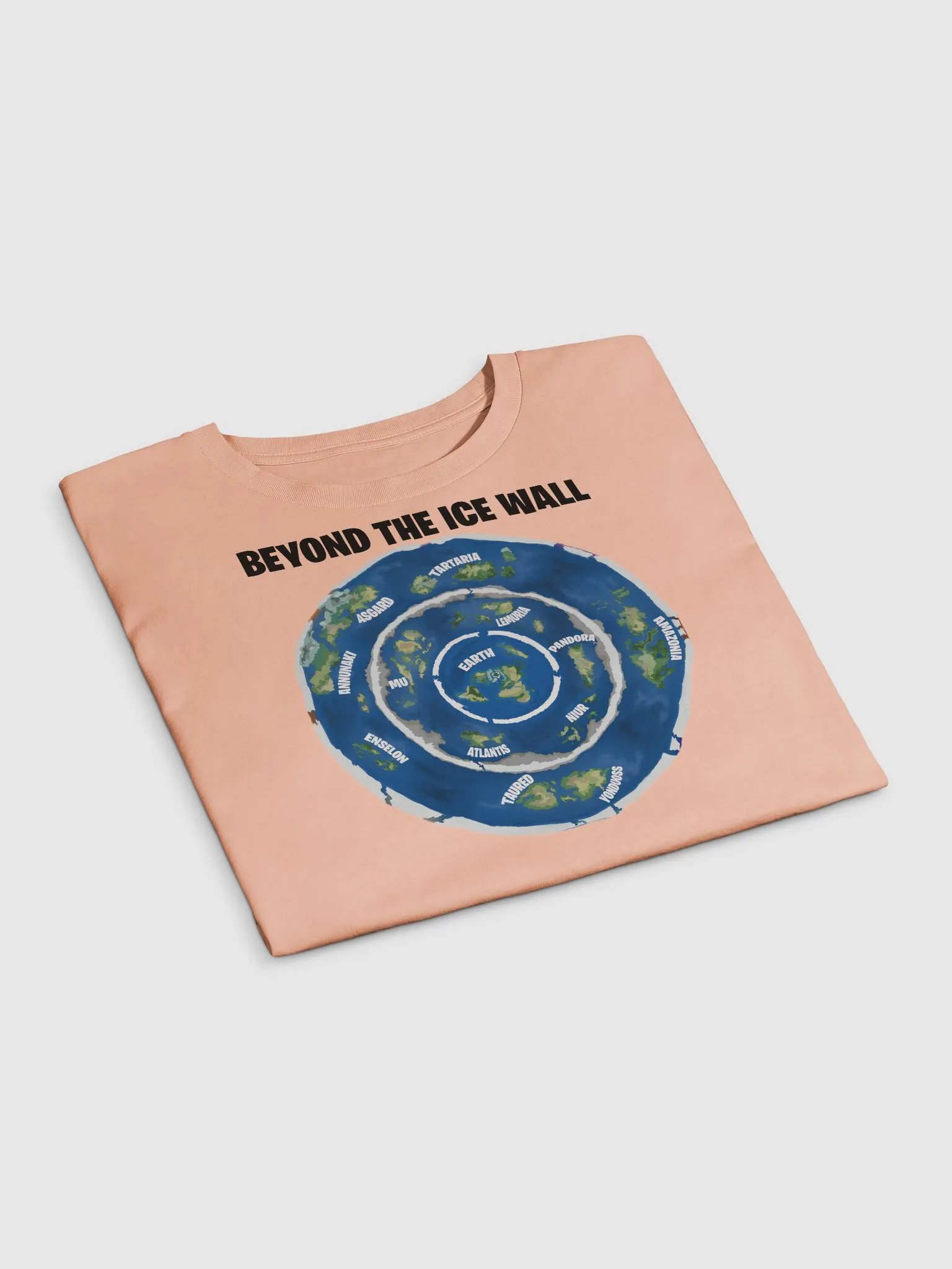 Premium Women's Crop Top Beyond The Ice Wall Map product image (6)