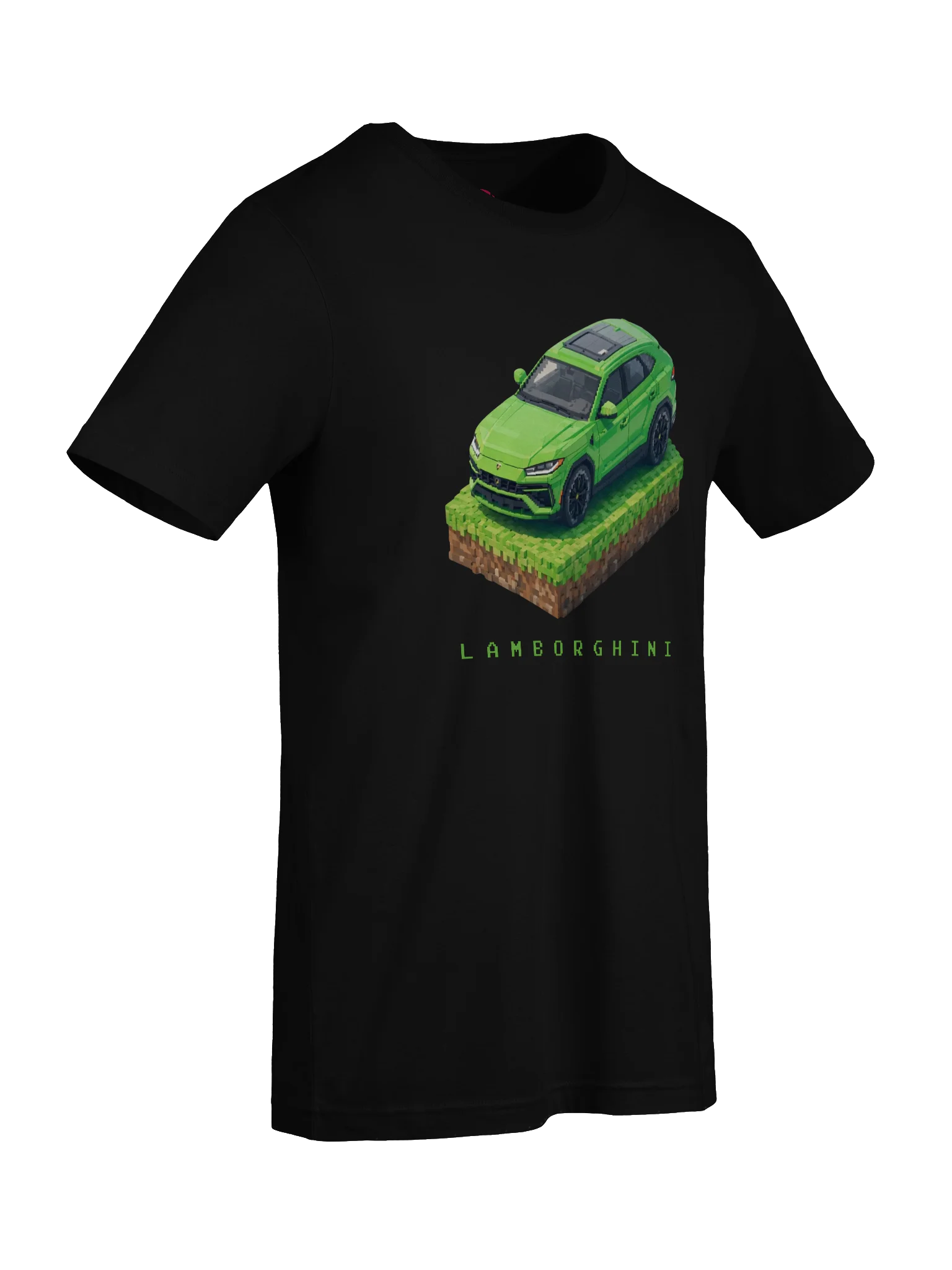 Green Lamborghini Urus Shirt (Pixel, Retro, Minecraft) product image (75)