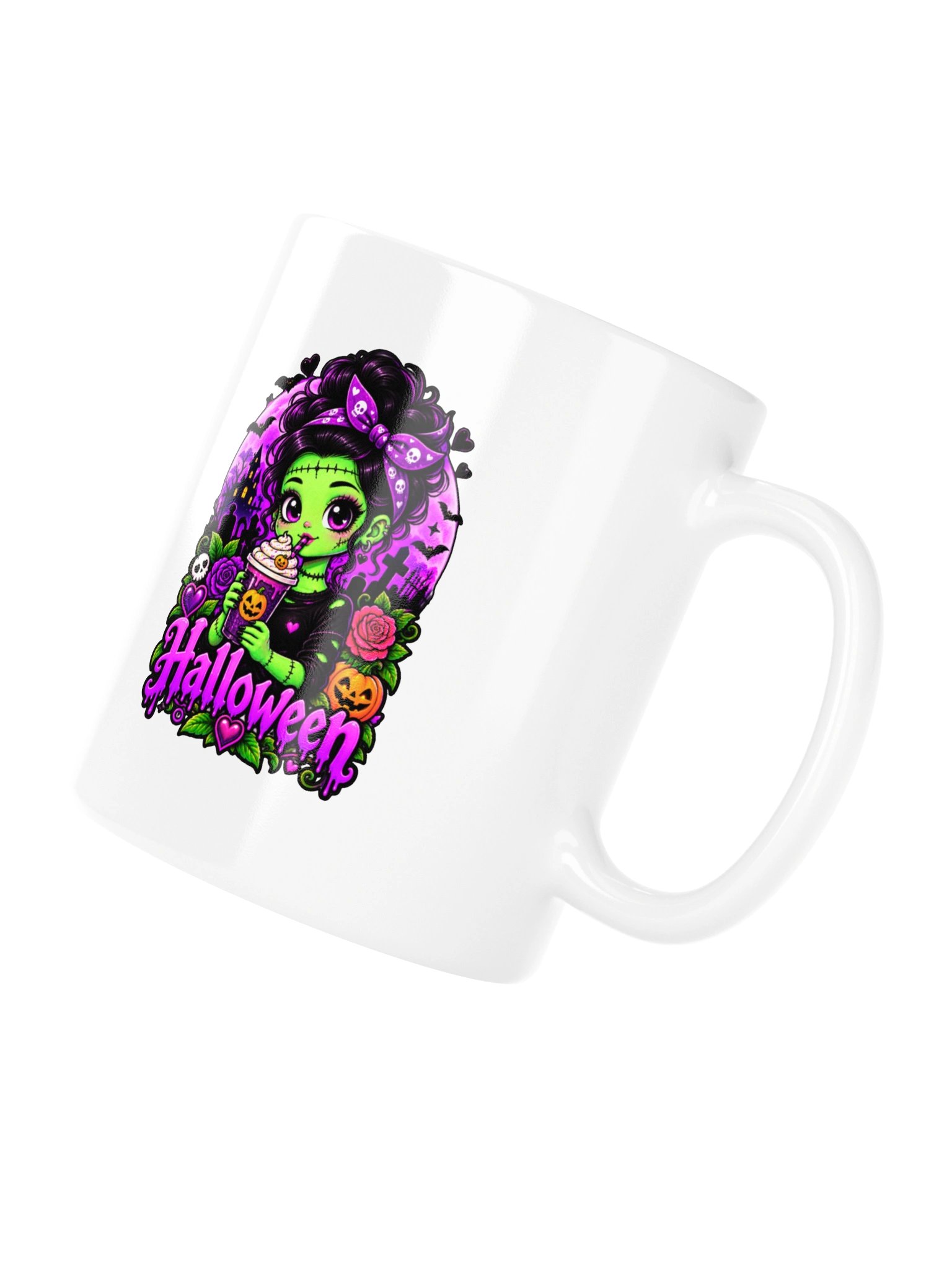 Cute Frankenstein Halloween Coffee Mug – Spooky Coffee Lover product image (10)