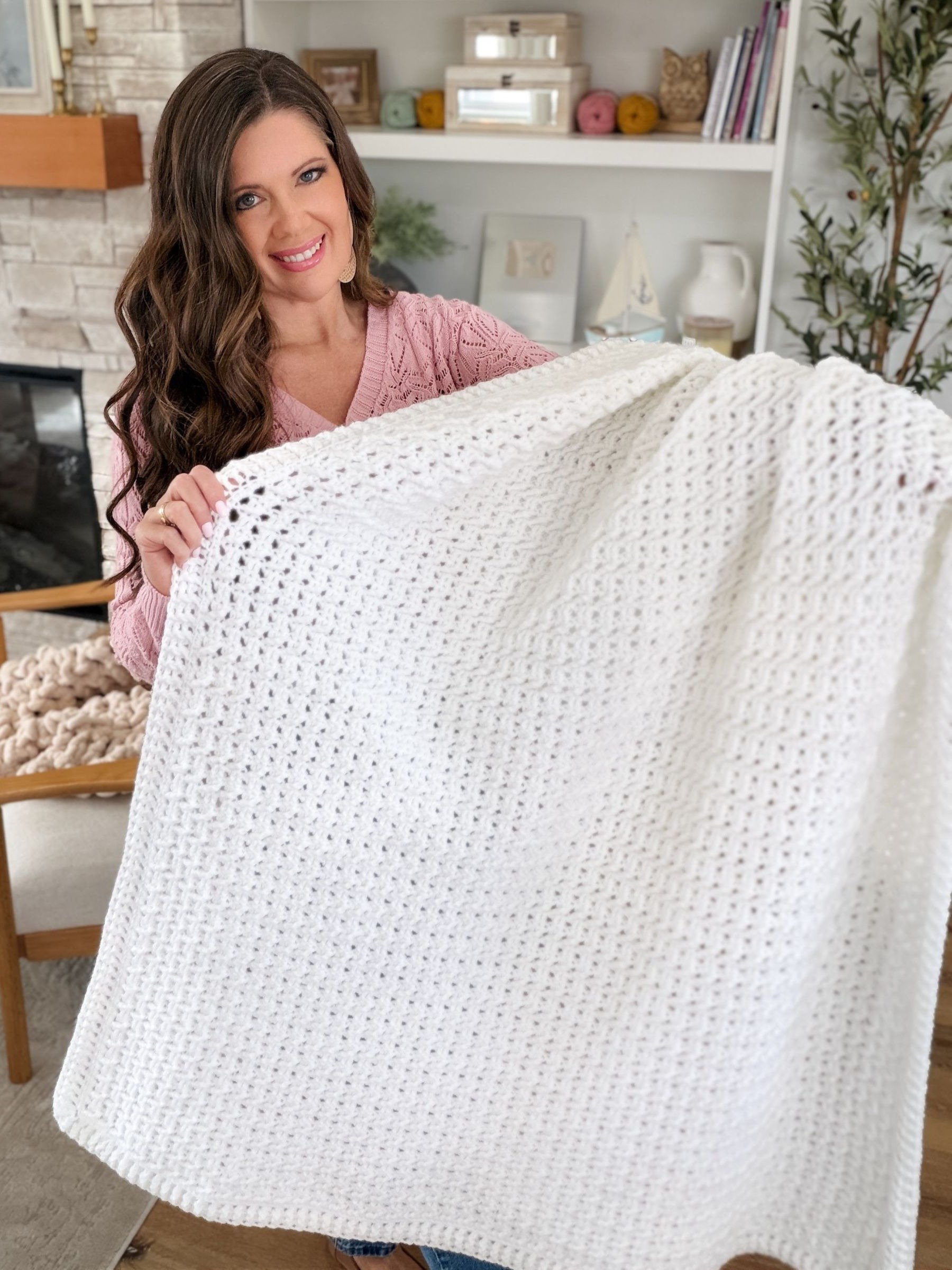 Honey Weave Throw Crochet Pattern product image (7)