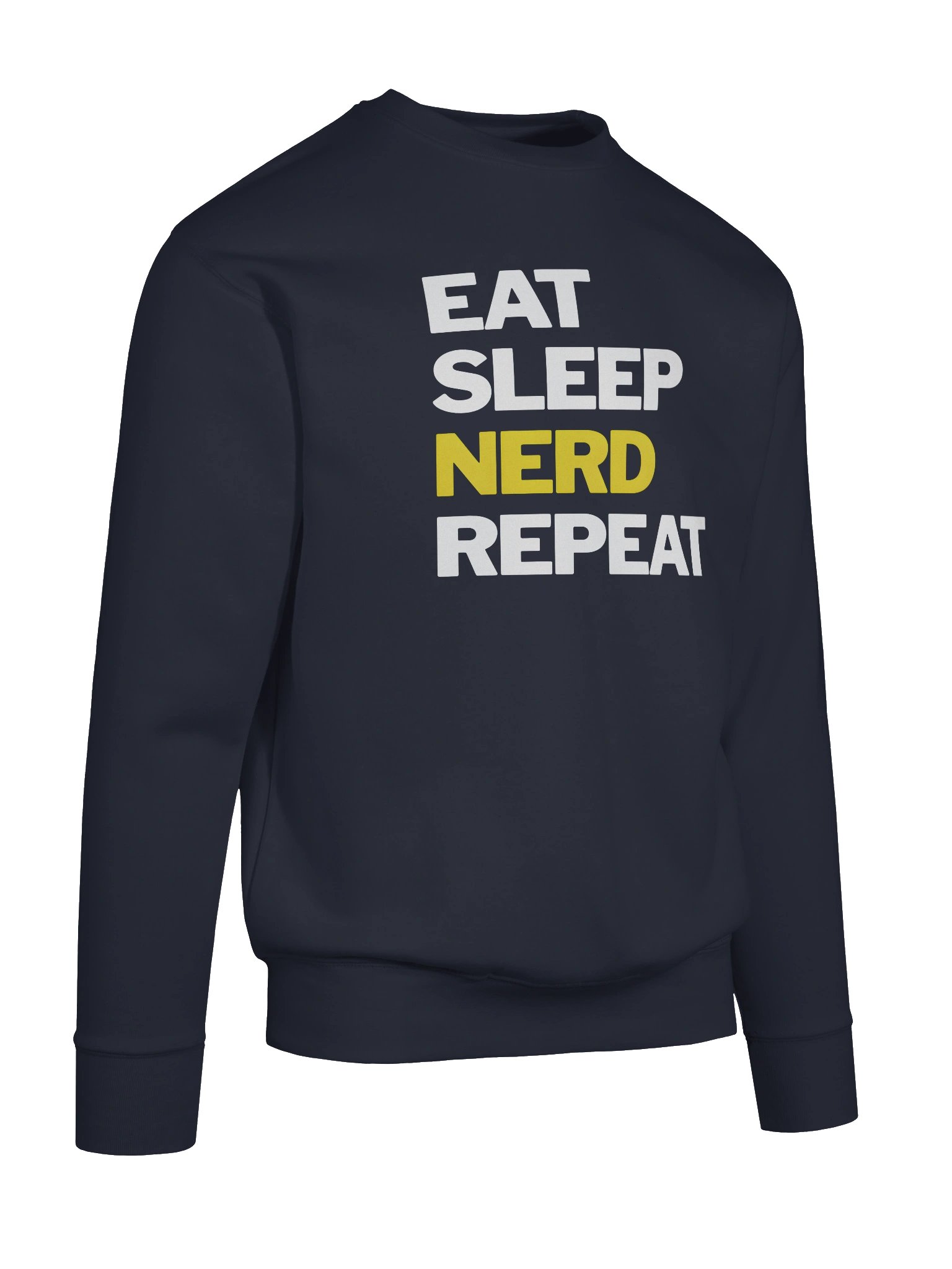 Eat Sleep Nerd Repeat Sweatshirt product image (68)