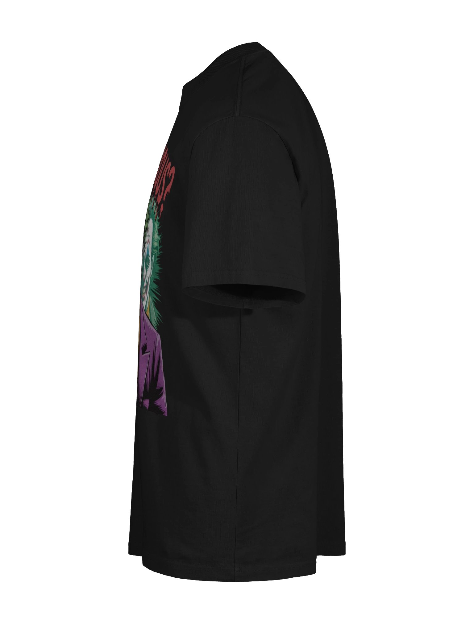 Joker 'Why So Serious?' Queen of Hearts Oversized Faded T-Shirt product image (10)