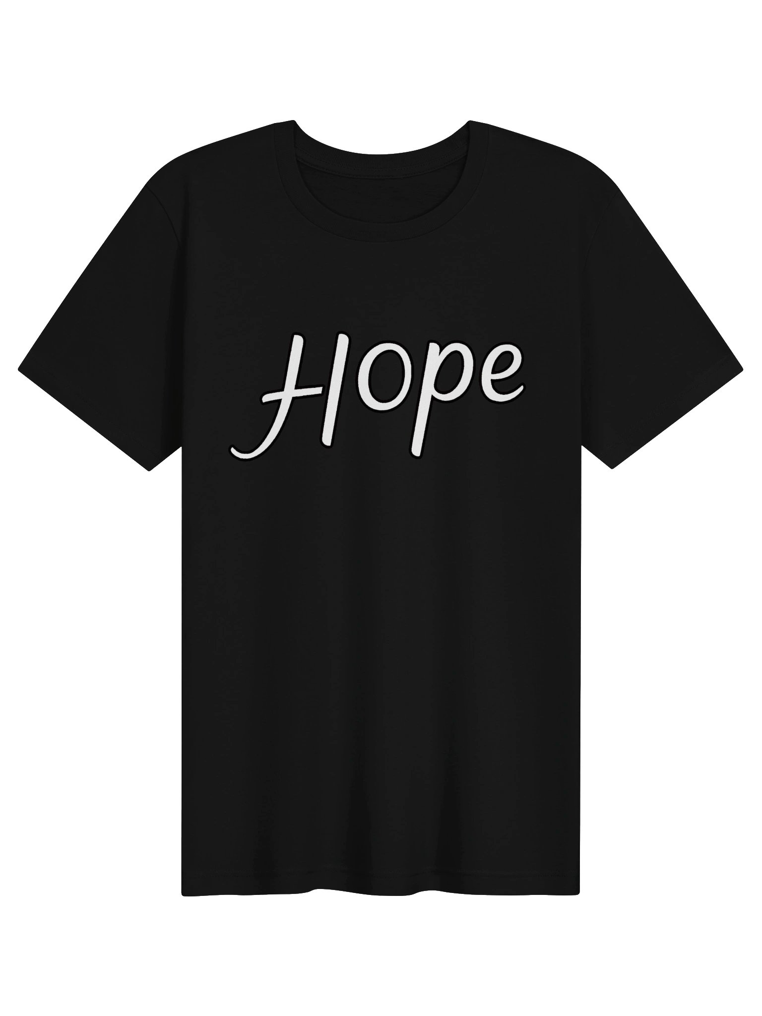 Hope Cursive Black Tee product image (6)