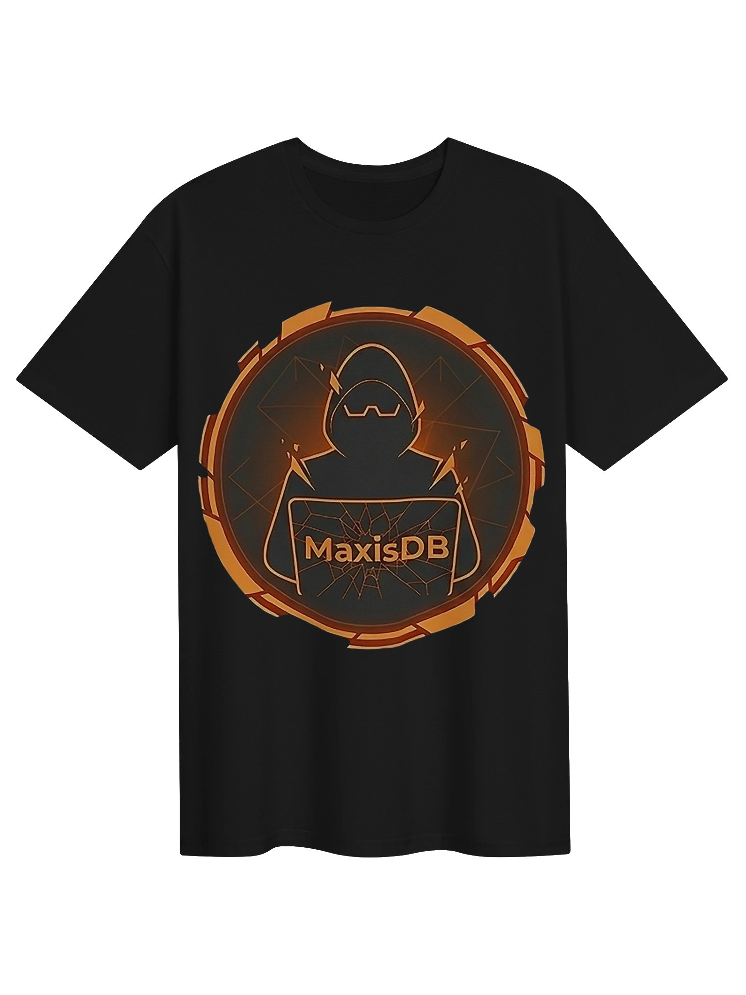 MaxisDB Orange Hooded Emblem Tee product image (2)