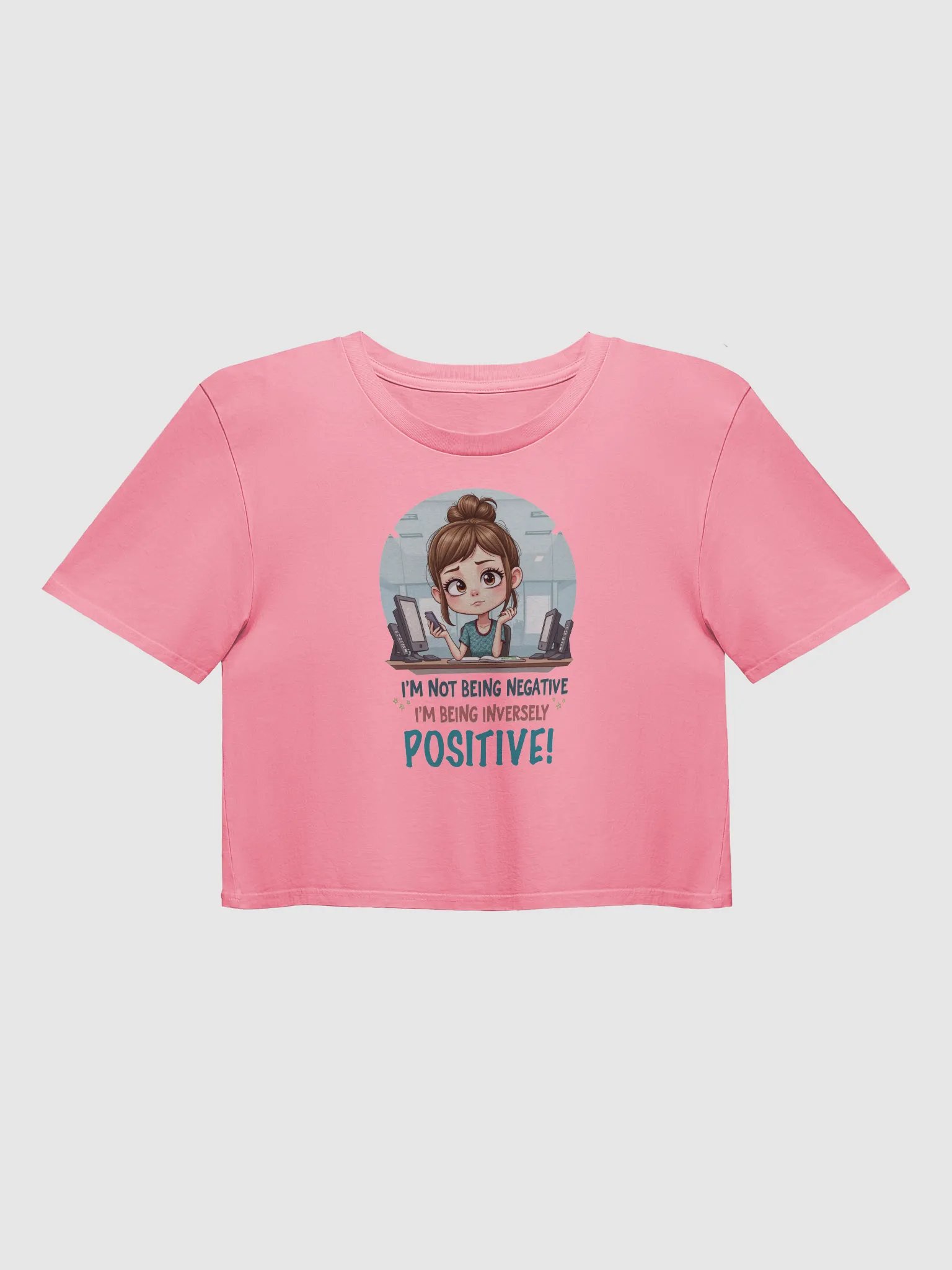 Inverse Positivity Chibi Women's Crop Top product image (5)