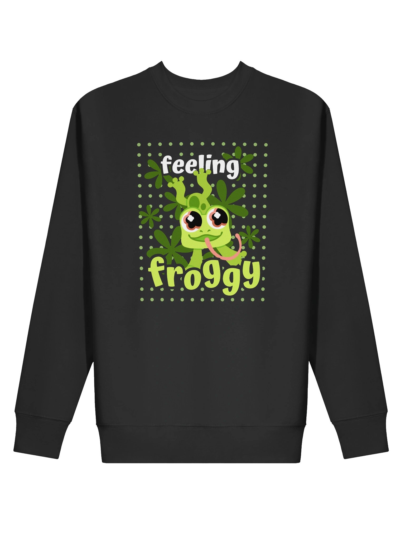 Feeling Froggy Sweatshirt (dark) product image (2)