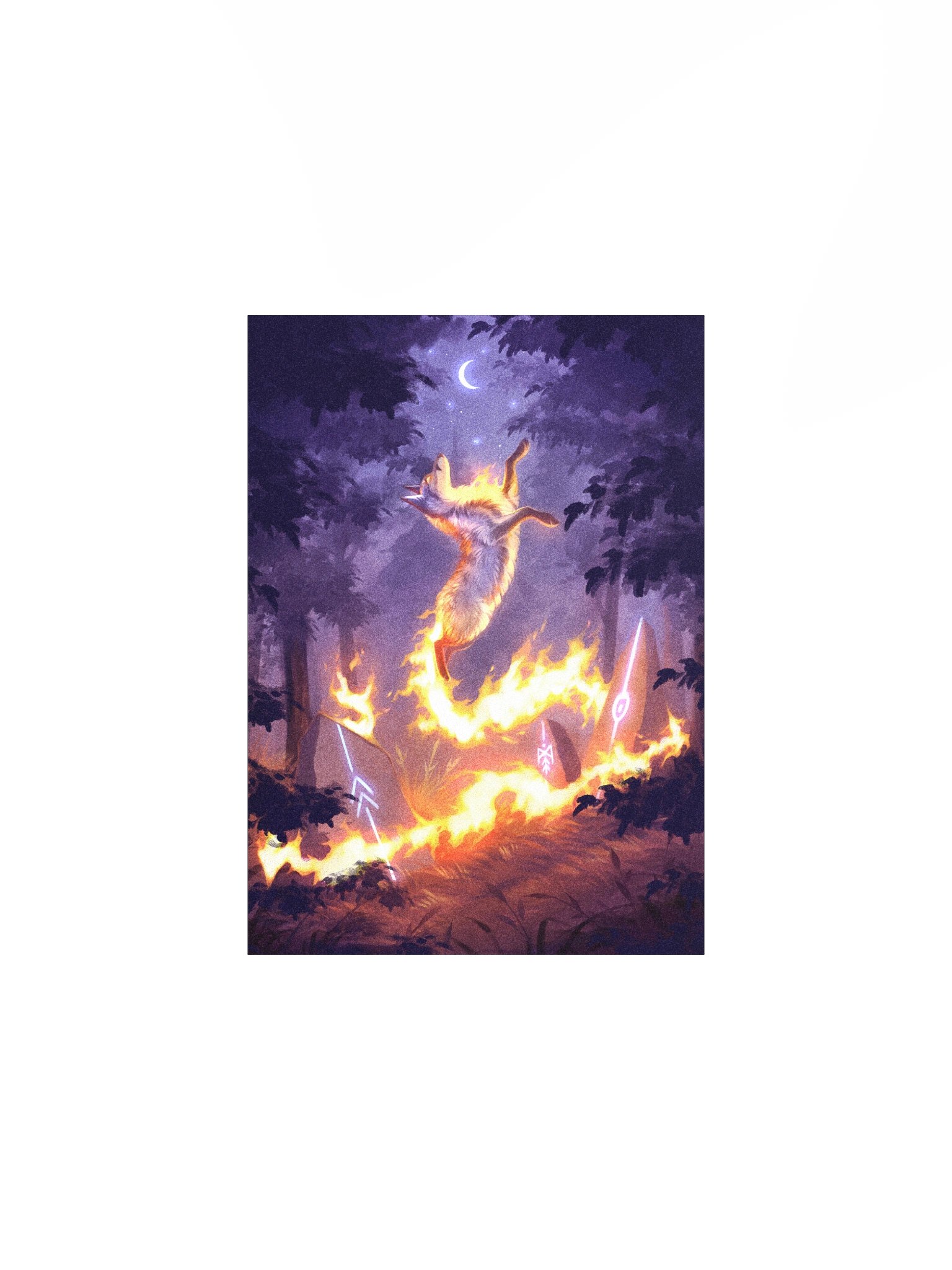 Fire Fantasy | Matte paper poster product image (1)