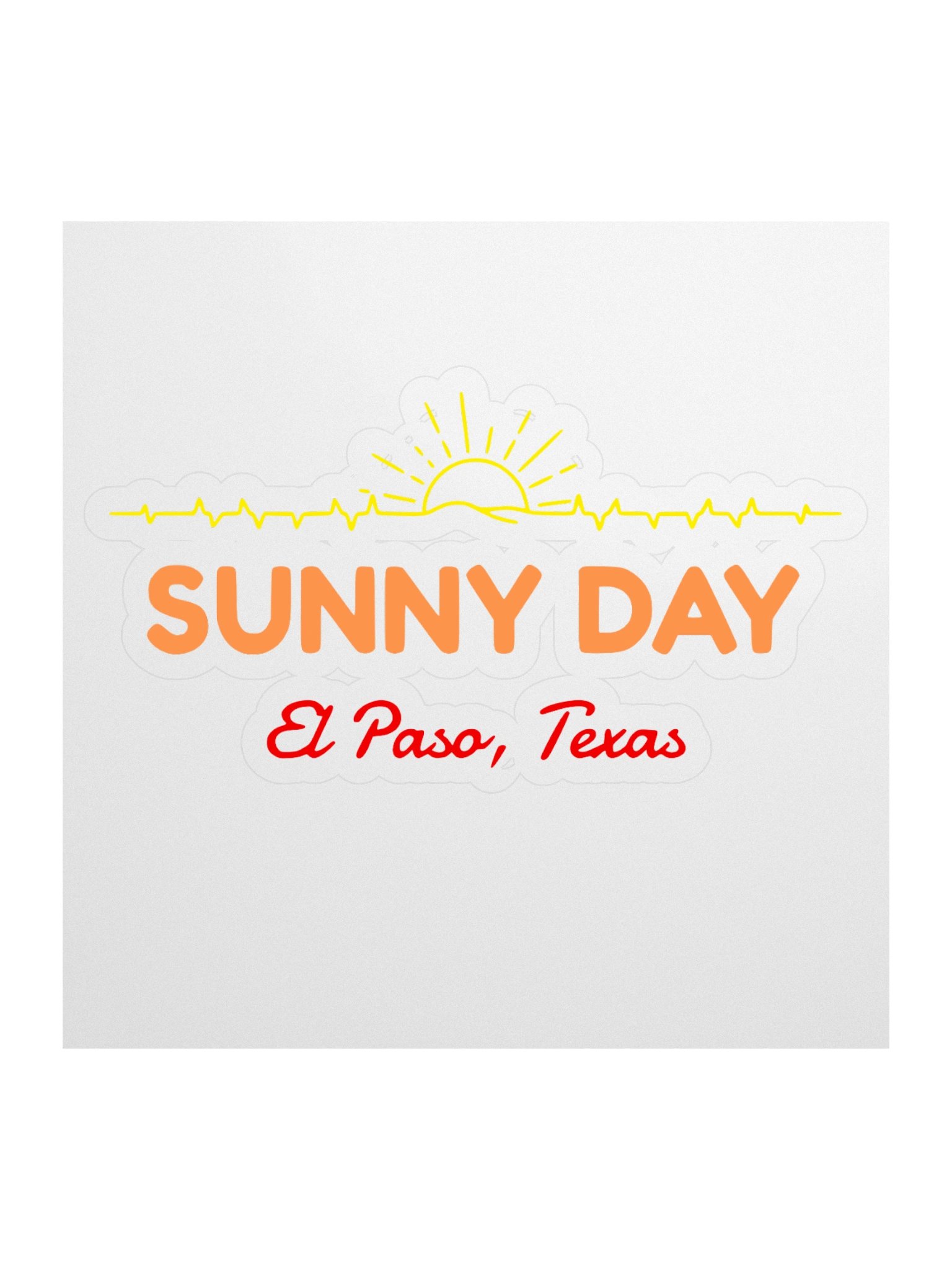 Sunny Day Kiss Cut Stickers product image (1)