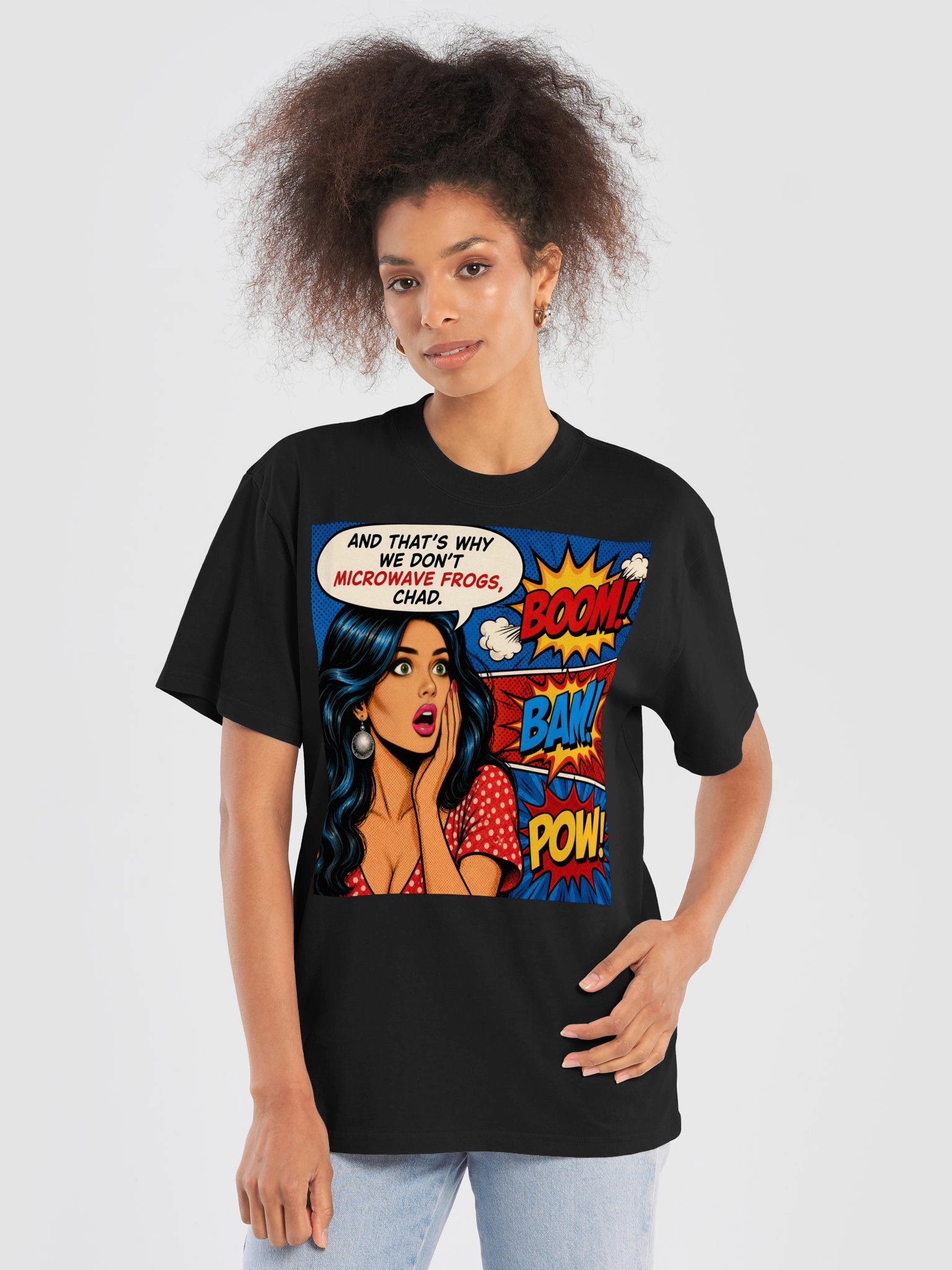 Funny Comic Book T-Shirt, Dark Humor Pop Art Tee for Teachers, Gamers & Comic-Con Fans product image (6)