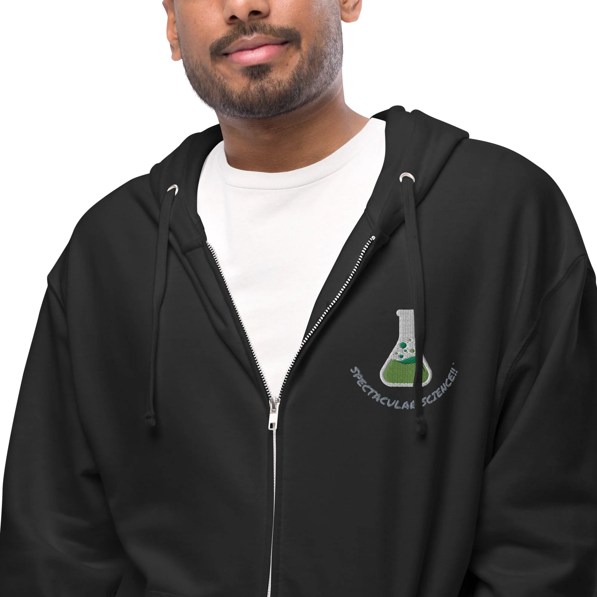 Spectacular Science Embroidered Zip-Up Hoodie product image (4)