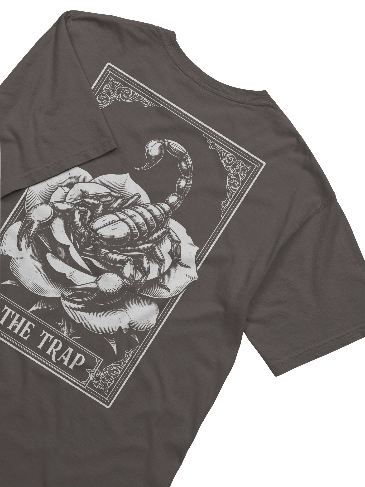 "The Trap" Scorpion and Rose // Heavyweight Tee (Back Print) product image (3)