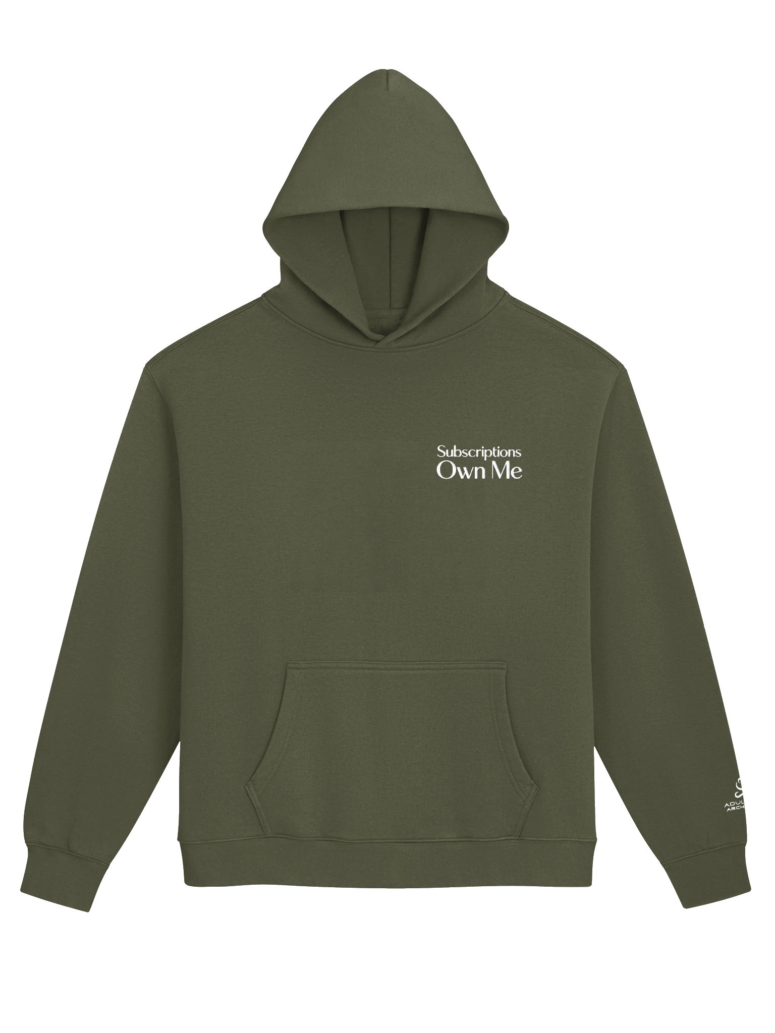 “Subscriptions Own Me” — Unisex Premium Relaxed Hoodie product image (2)