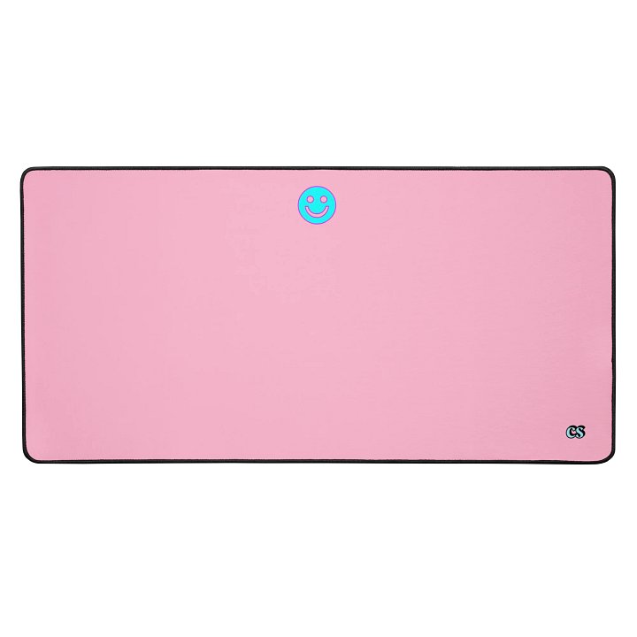 CS Smiley 16"x32" Desk Mat product image (1)