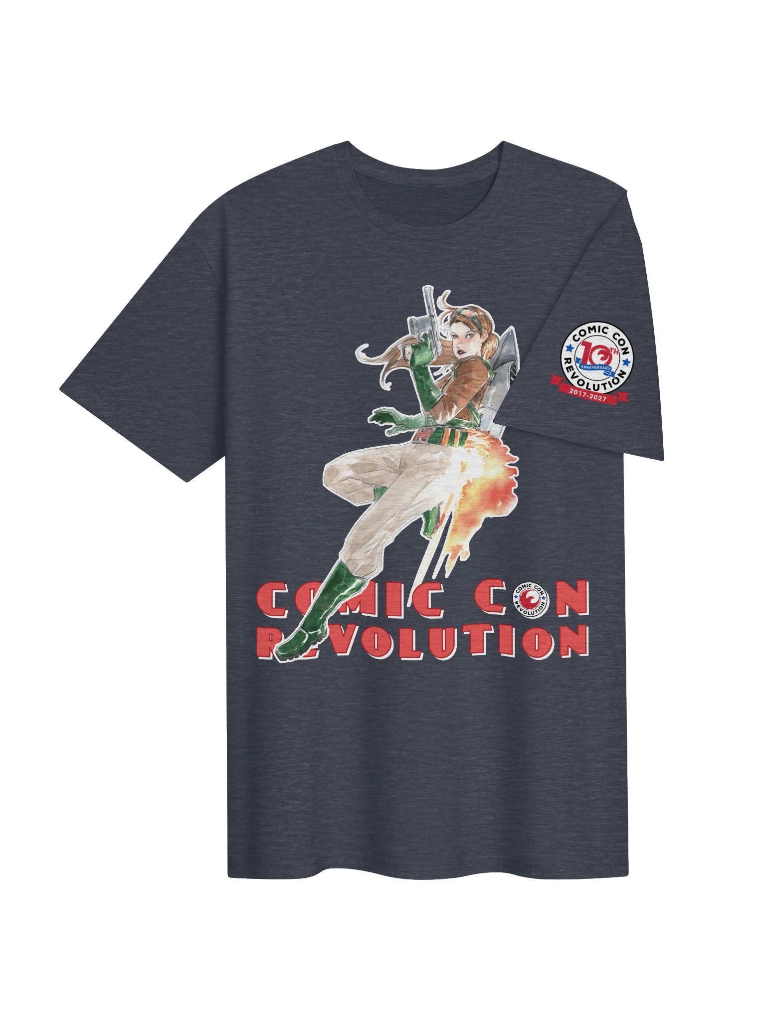 Comic Con Revolution 10th Anniversary Jetpack Jules 2018 Reissue Tee product image (56)
