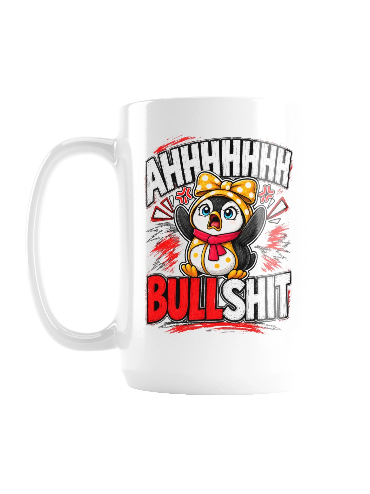 AHHHHHH Bullshit Lulu White Mug product image (1)
