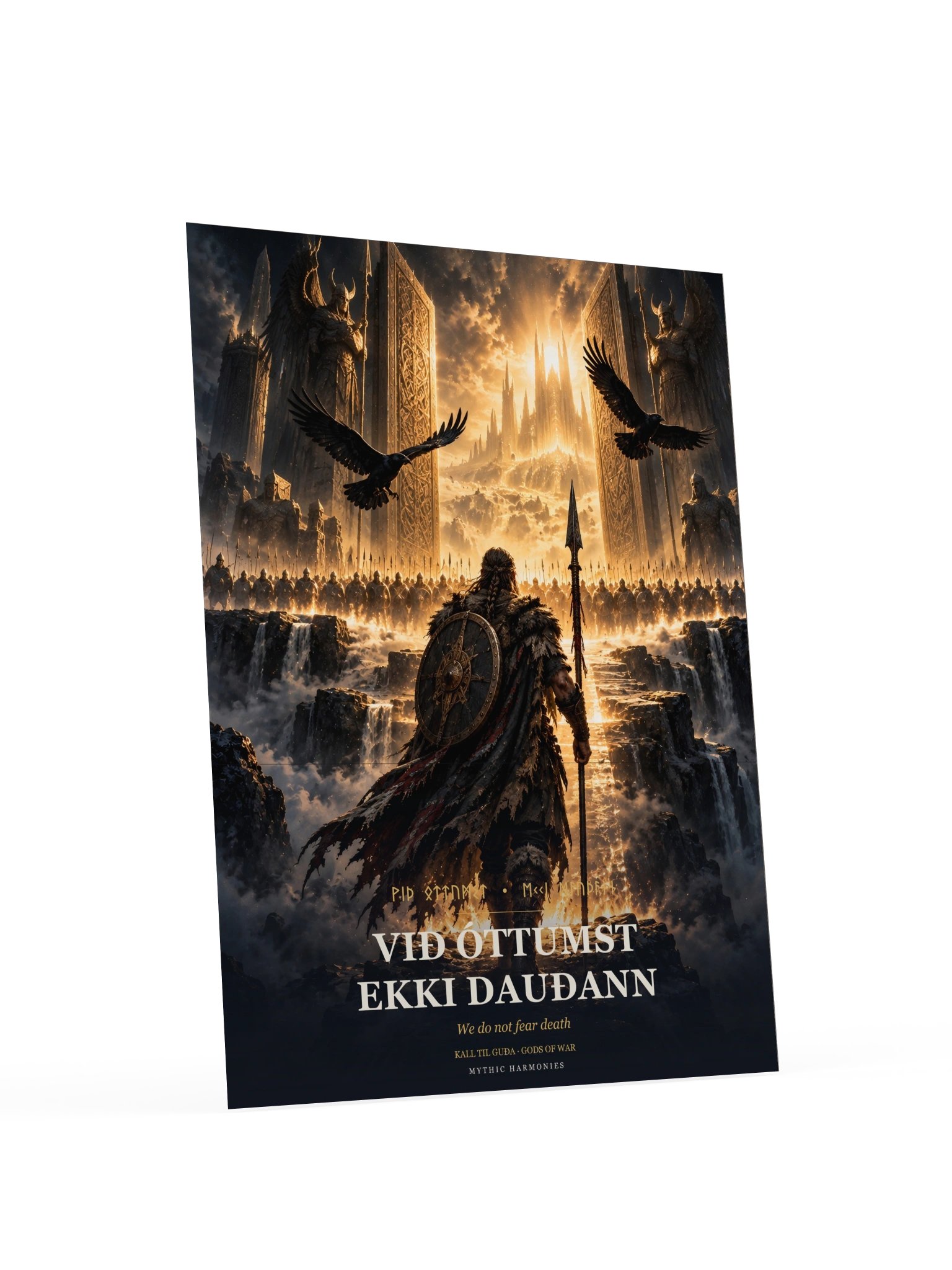 Við óttumst ekki dauðann — Gods of War Art Poster product image (7)