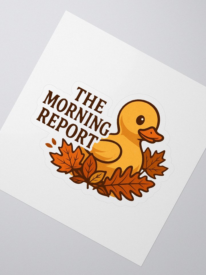 Autumn Morning Report Stickers product image (2)