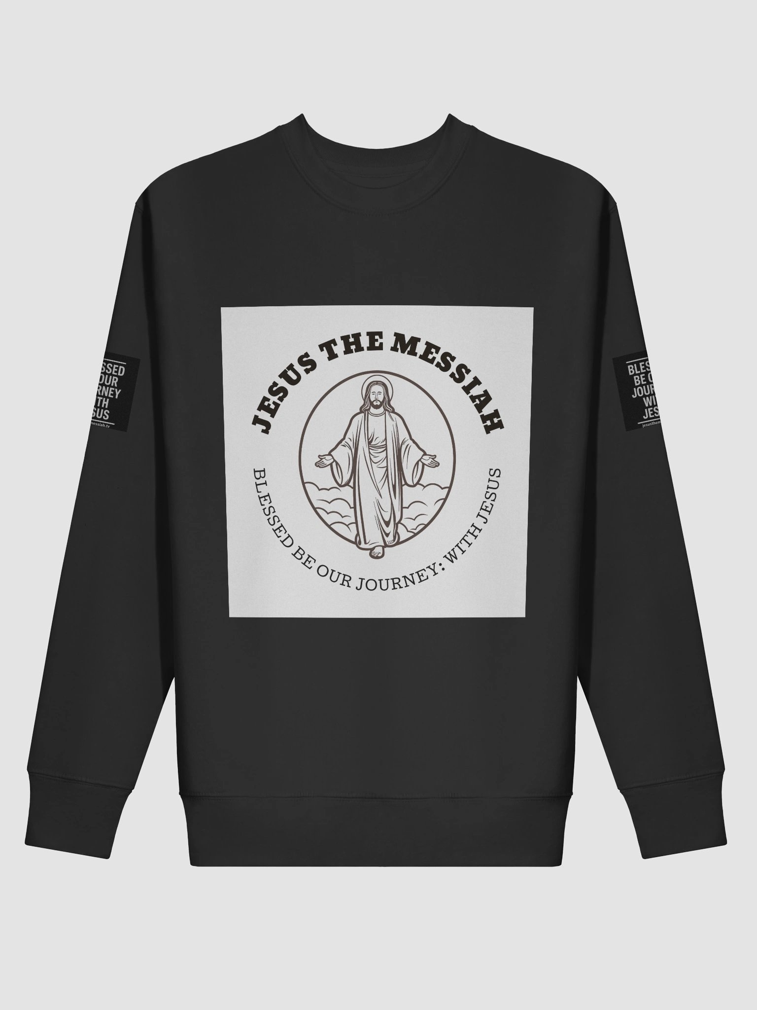 Jesus The Messiah Fleece Crewneck – “Blessed Journey” Prayer Edition product image (2)