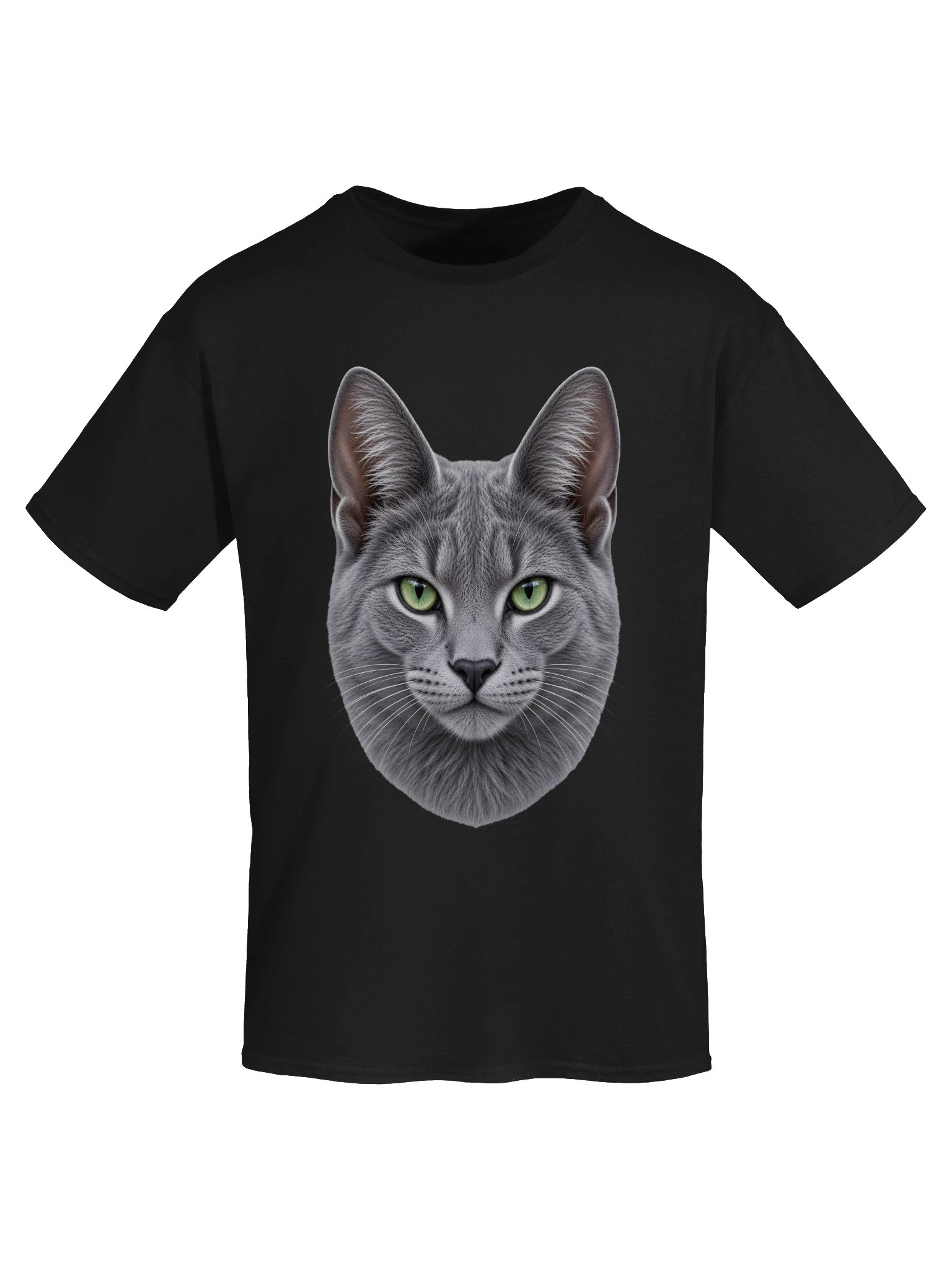 Cat - Russian Blue (Face) — Unisex Gildan Heavyweight 100% Cotton T-Shirt product image (49)