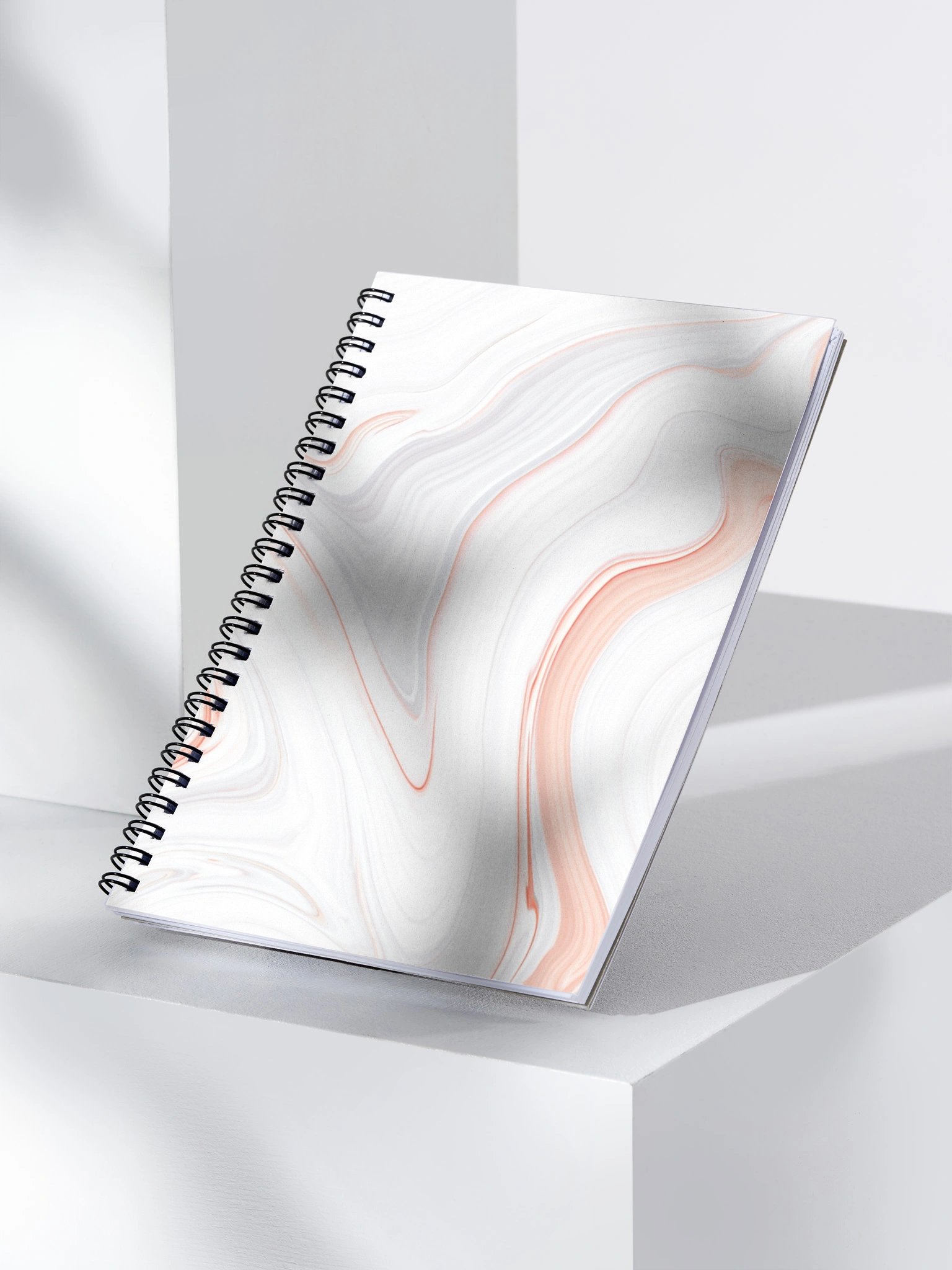 Marbled Waves Spiral Notebook product image (3)