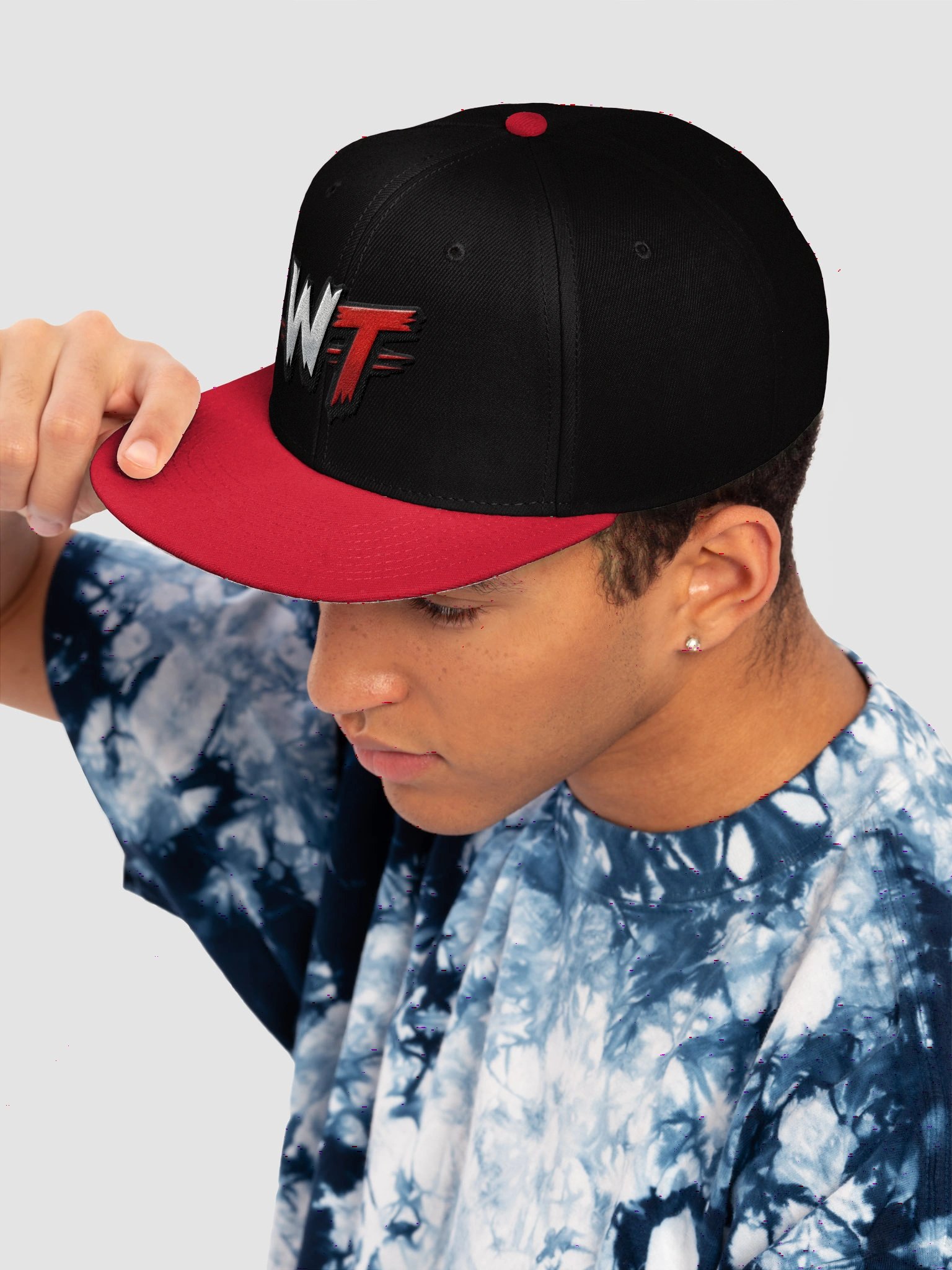 WrestleTapes Red/Black Hat product image (7)