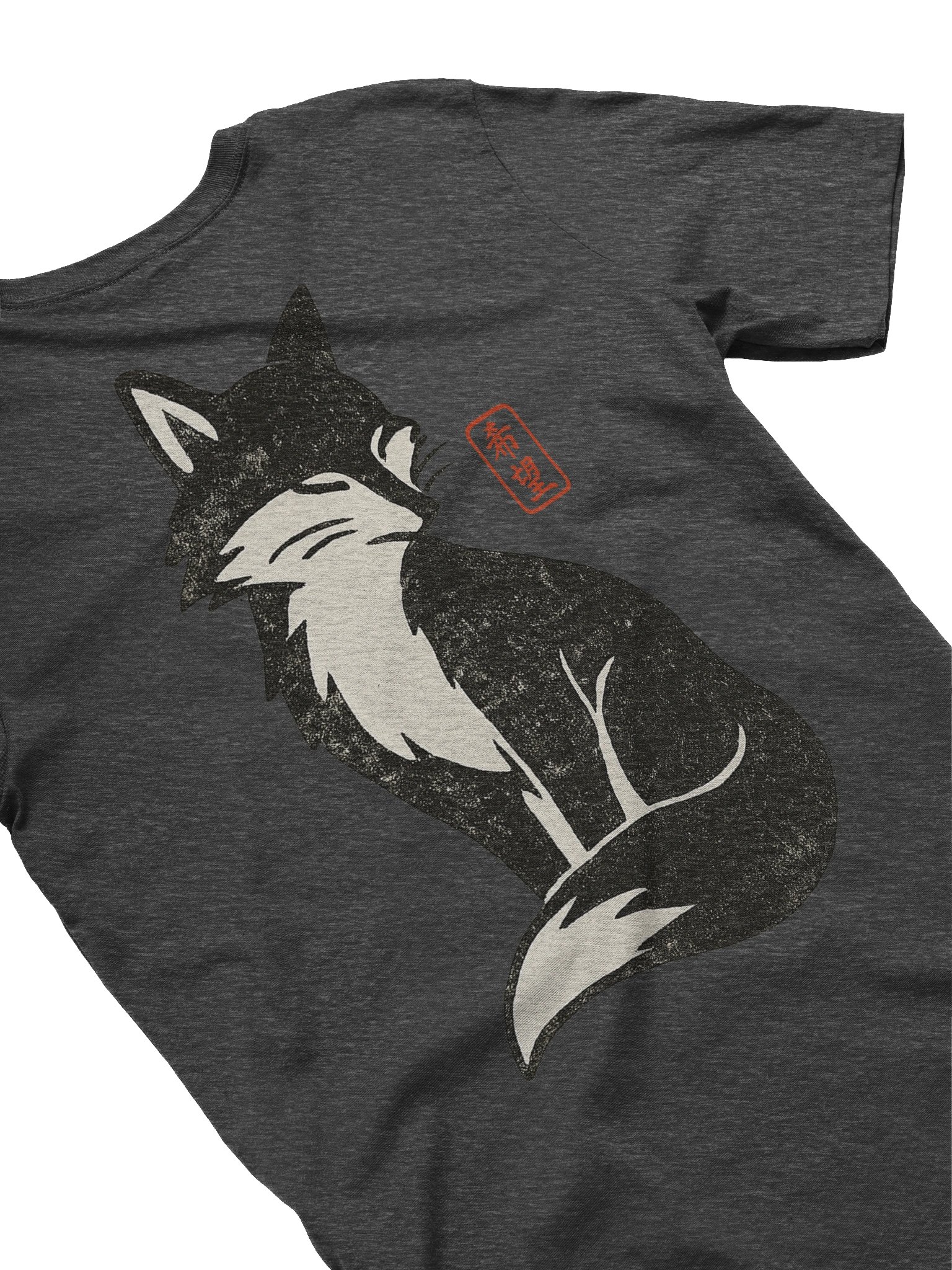 Japanese Fox Ink Art T-Shirt product image (4)