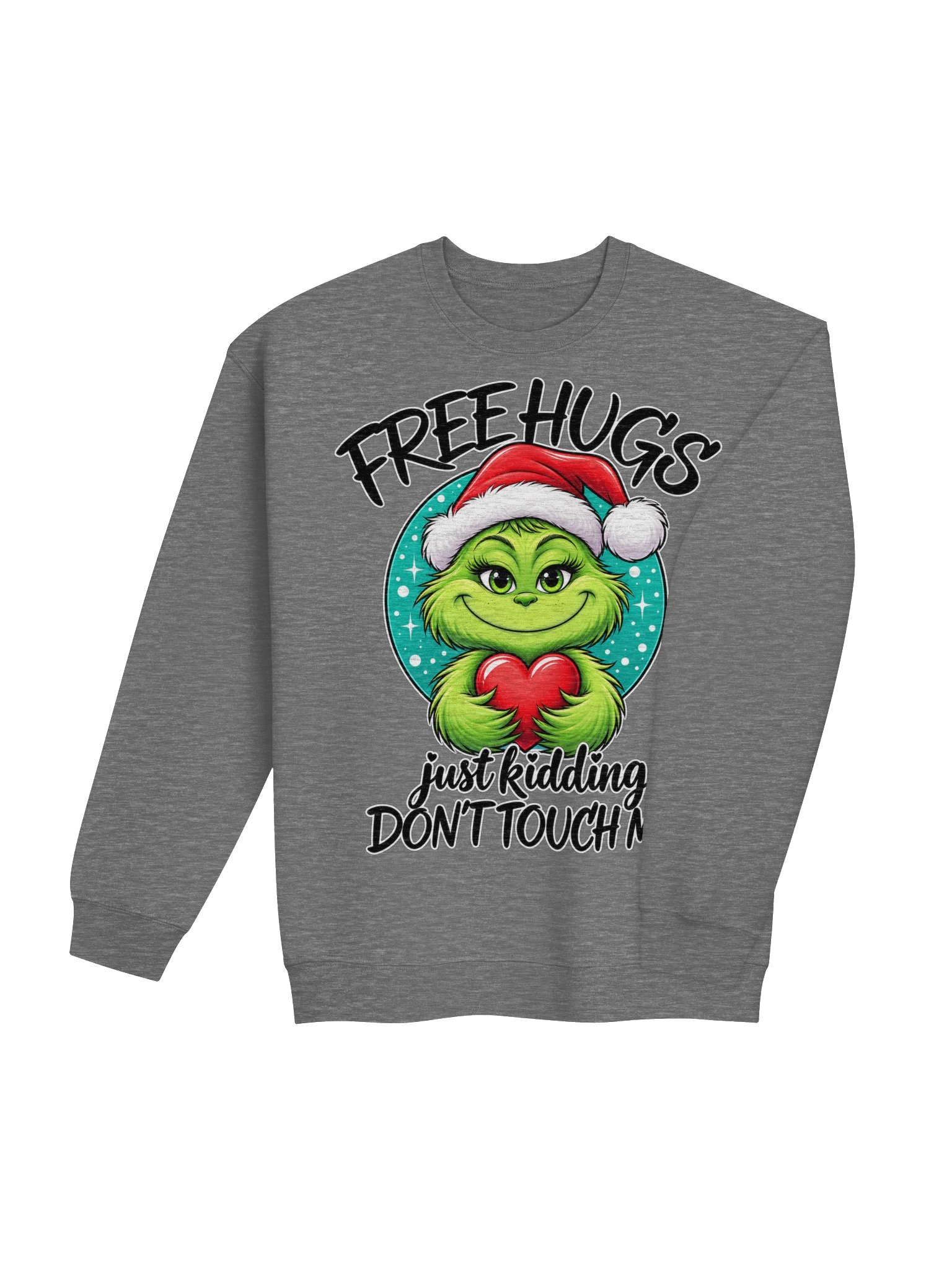 Free Hugs Grinch Sweatshirt product image (13)