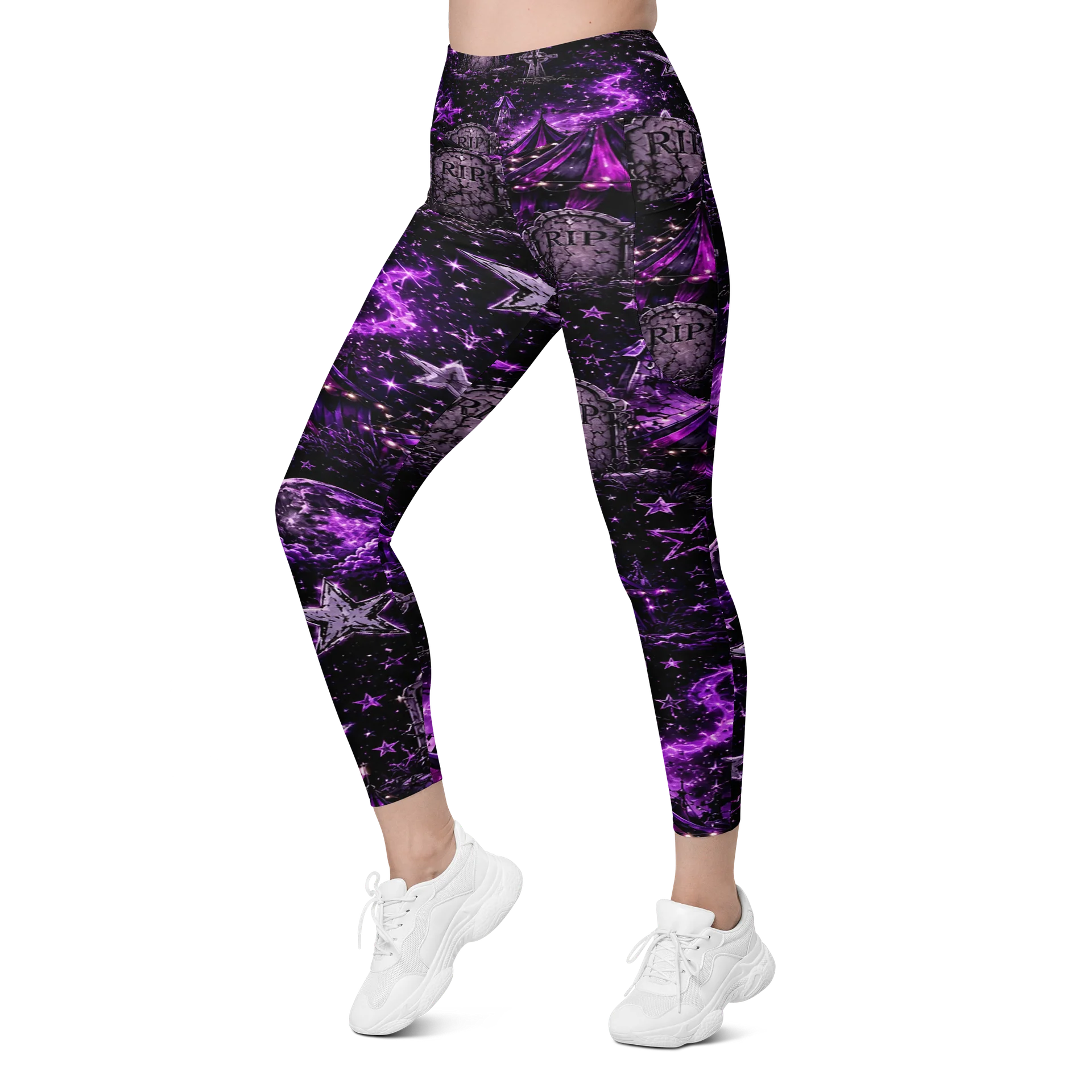Midnight Carnival of Lost Stars Leggings product image (4)