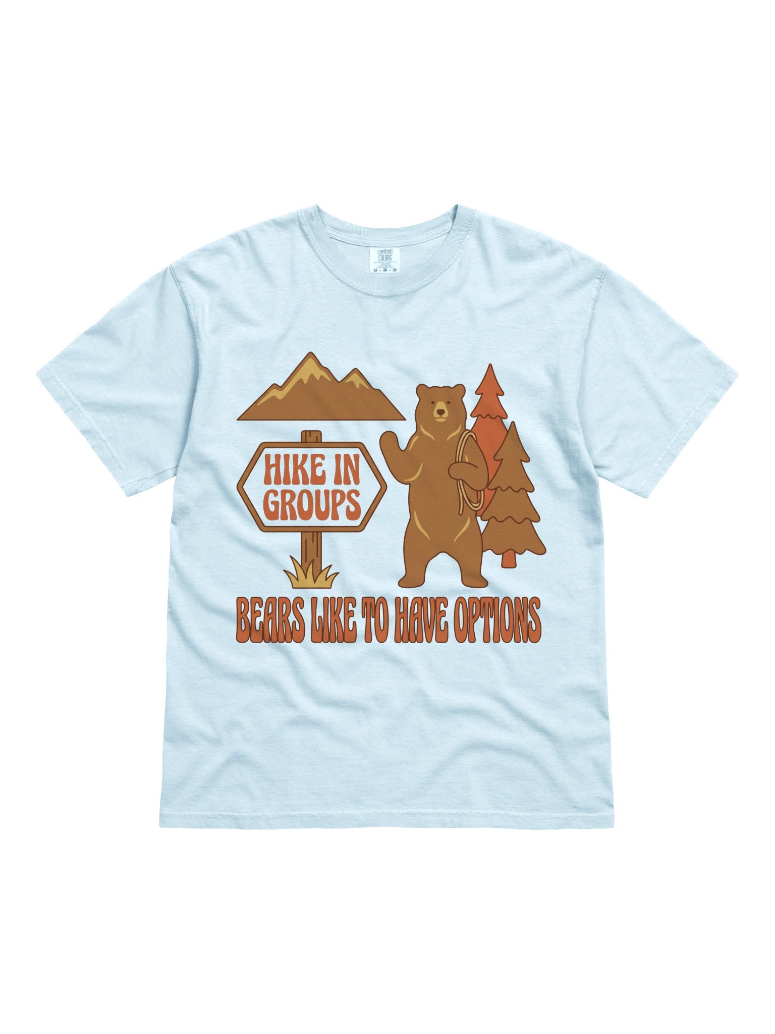 Bears Like To Have Options Tee | Funny Hiking Bear product image (7)