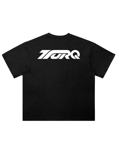 Unisex Cursive Heavyweight Drop Shoulder Cotton T-Shirt