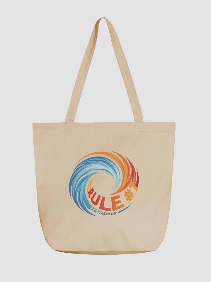 Rule #7 Tote Bag Blue and Orange product image (5)