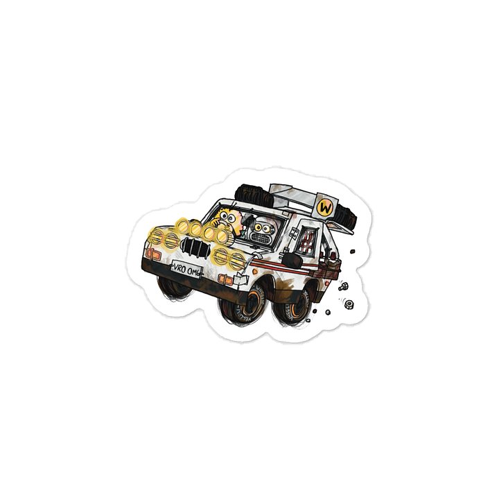 Rally car bumper sticker! product image (1)