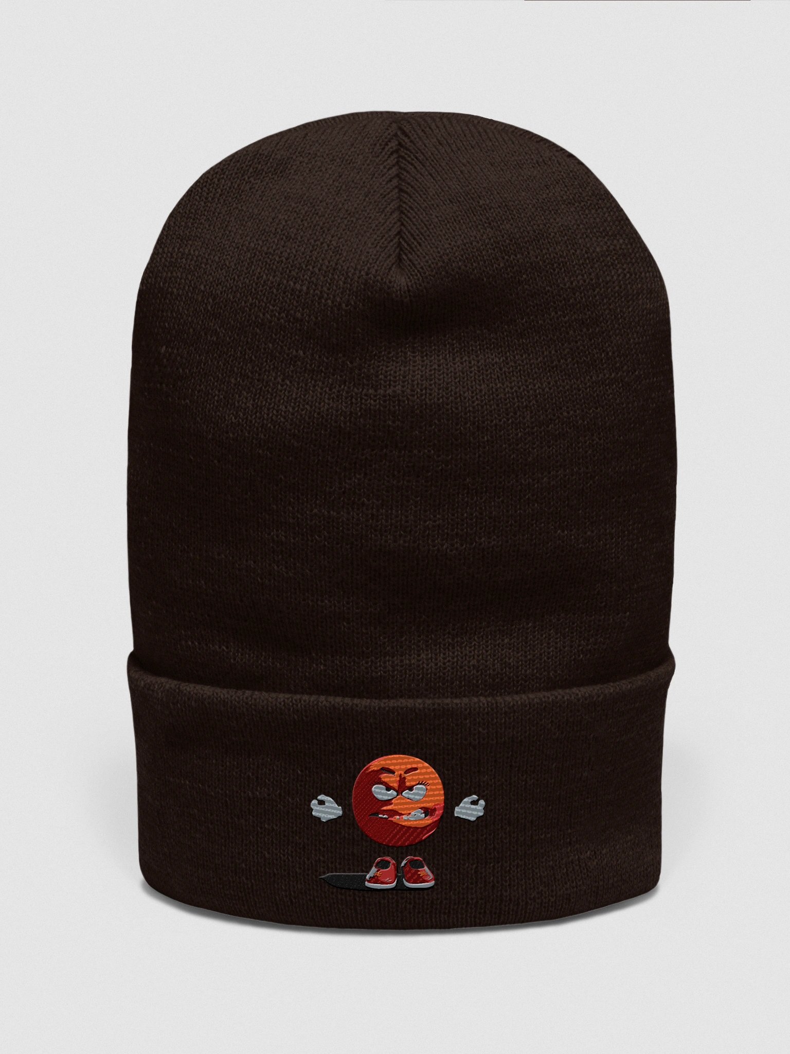Fury Red Cuffed Beanie product image (1)