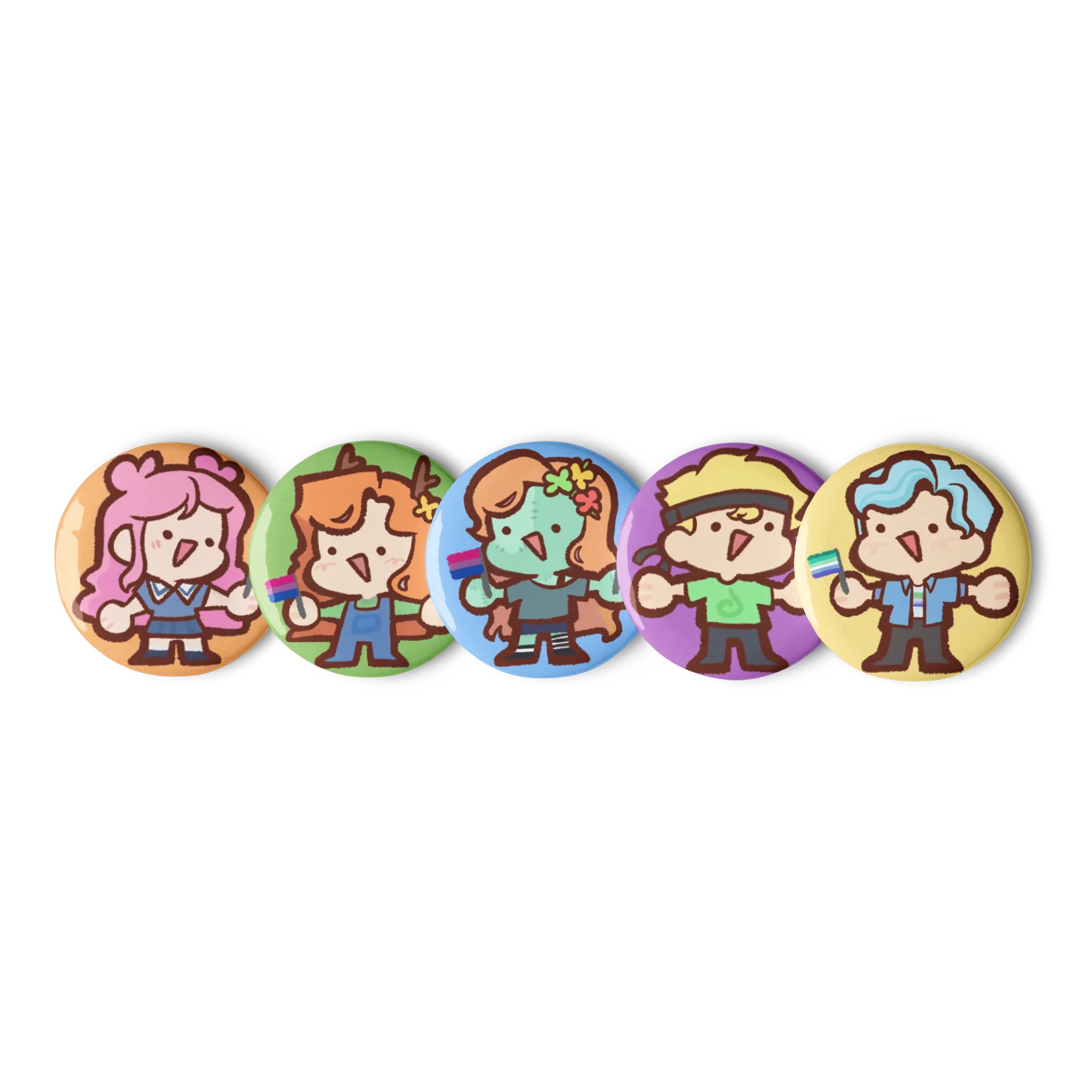 Pride members - button pins product image (2)
