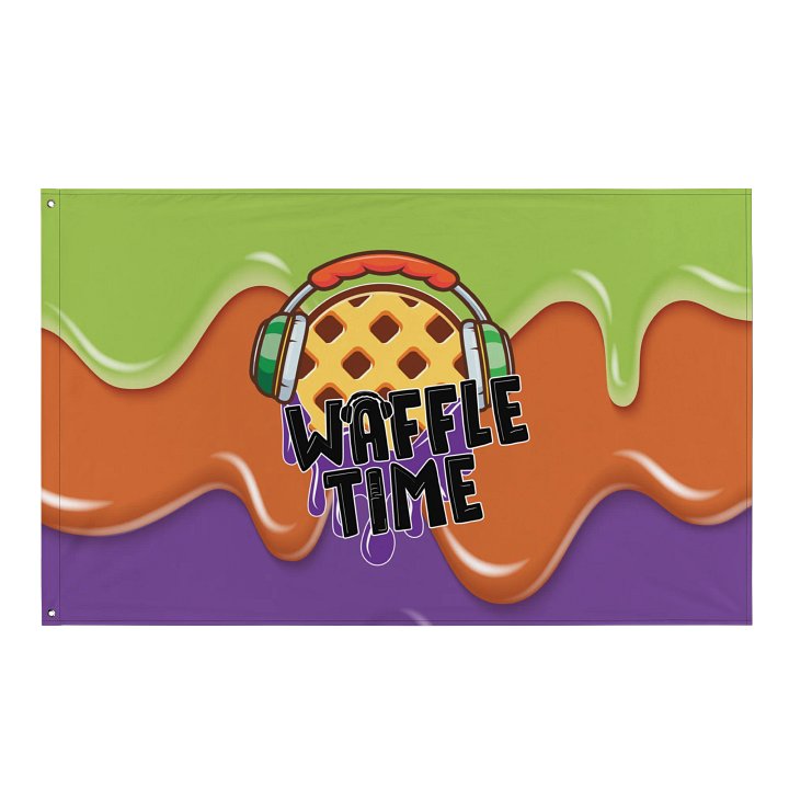 Drippy Waffle Time Flag product image (1)