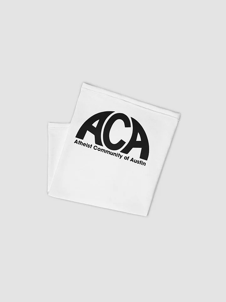 The Atheist Community of Austin White Neck Gaiter product image (2)