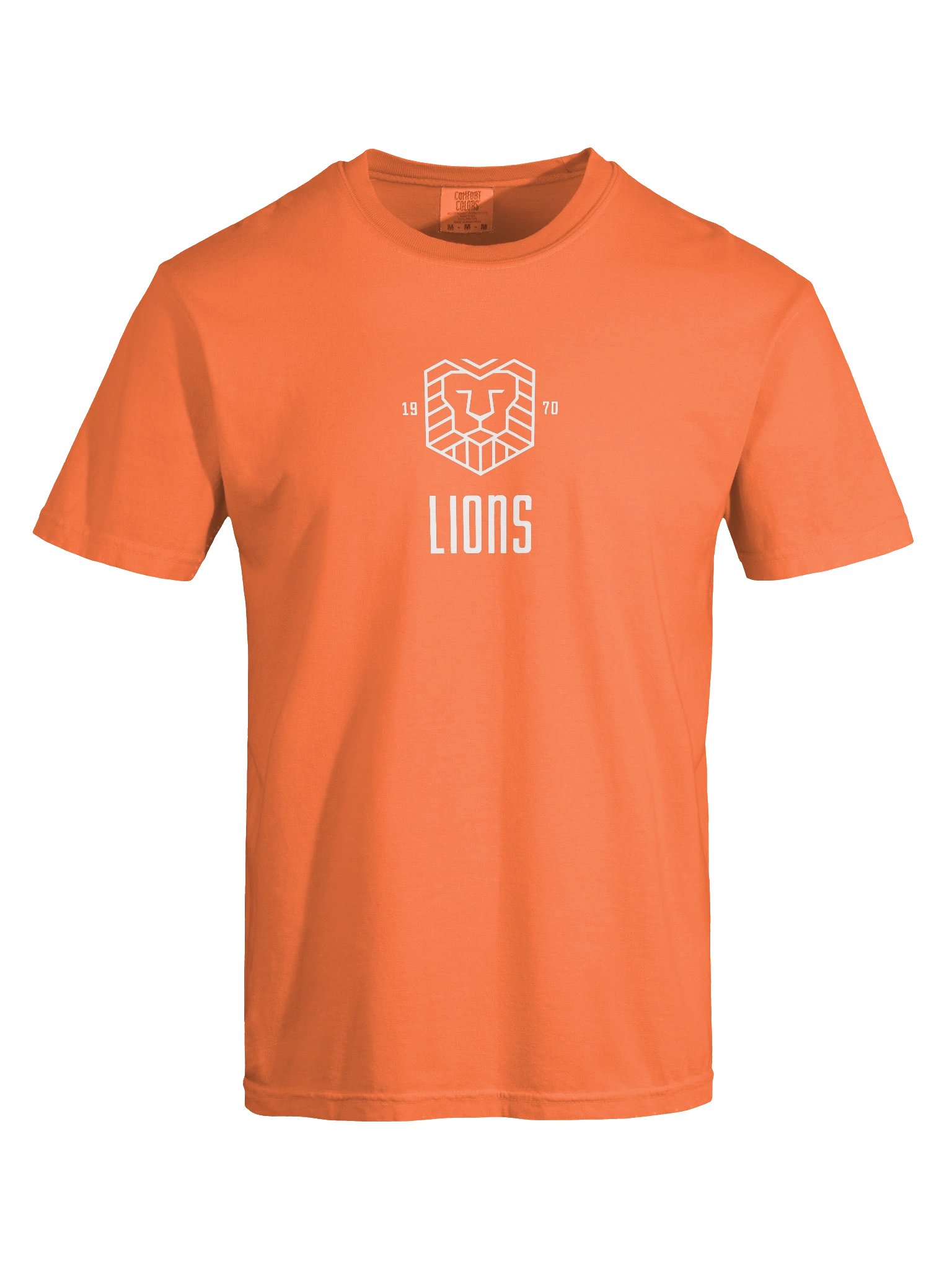 1970 Lions Logo (White) Tee - Comfort Colors product image (5)