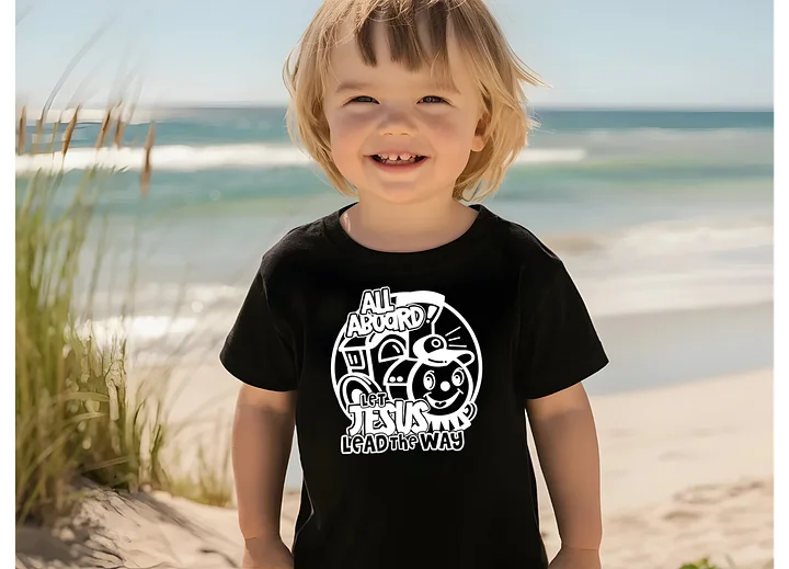 All Aboard - Let Jesus Lead the Way Toddler T-Shirt product image (3)