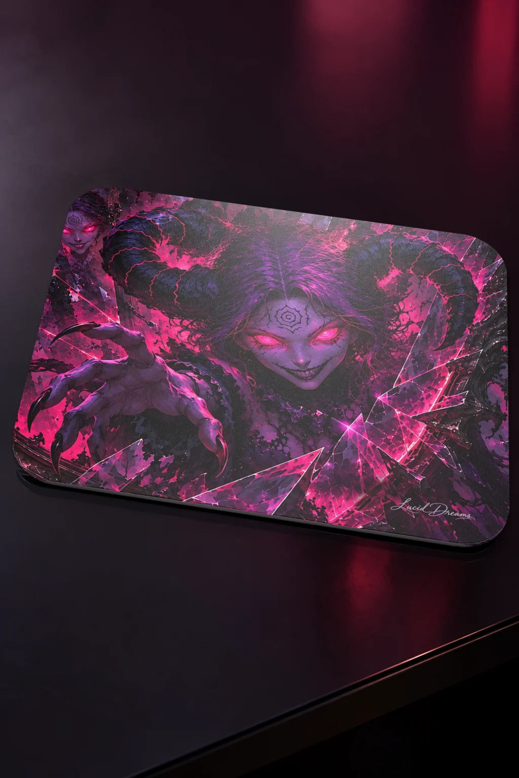 Behind the Glass Gothic Horror Mouse Pad product image (8)