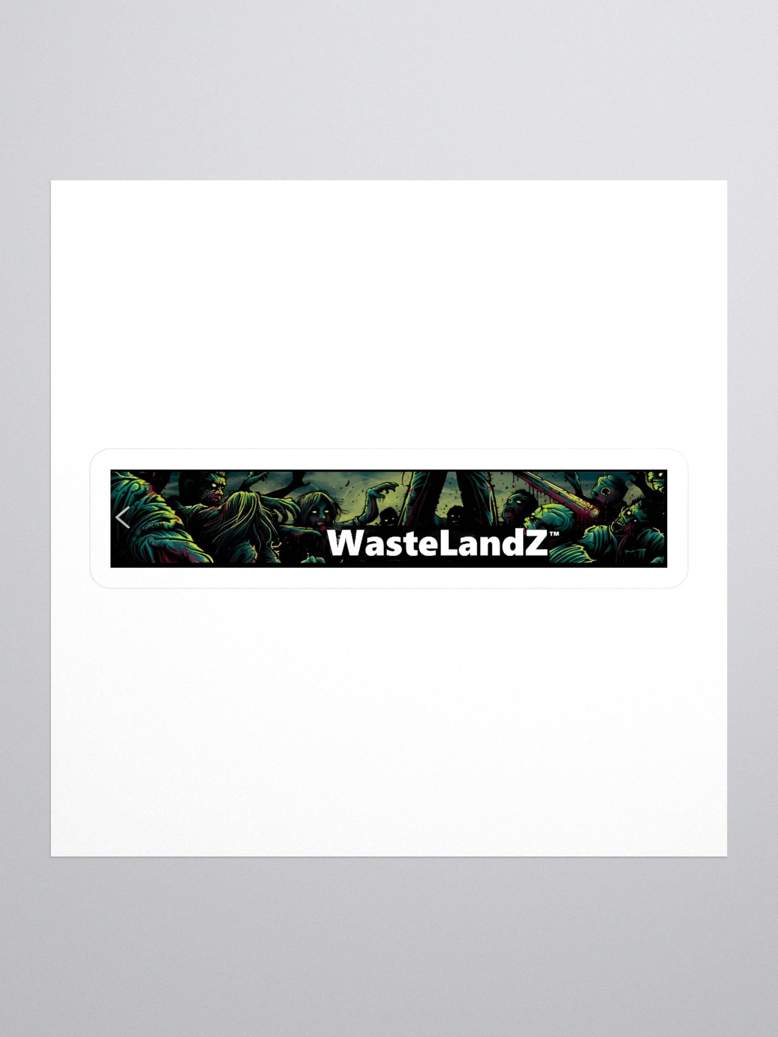 WasteLandZ Kiss cut sticker product image (1)